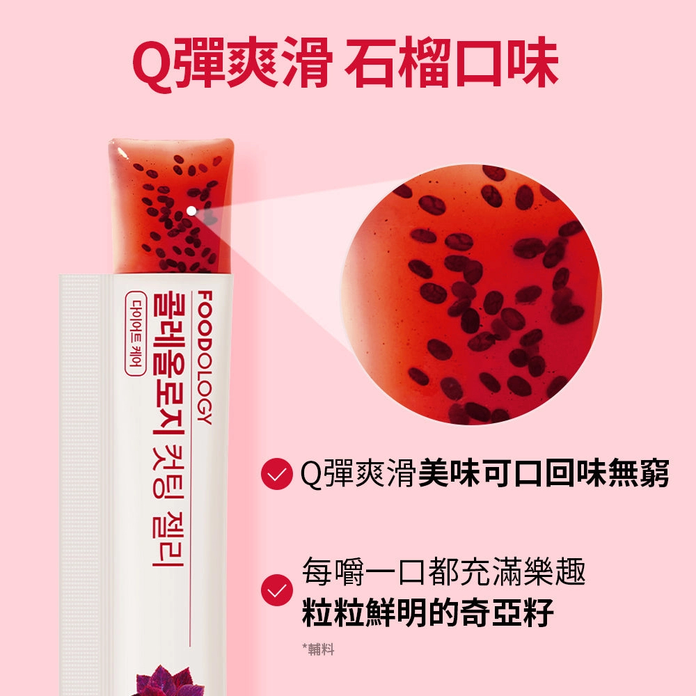 FOODOLOGY 植物纖體果凍條/啫喱 Coleology Cutting Jelly (10條)