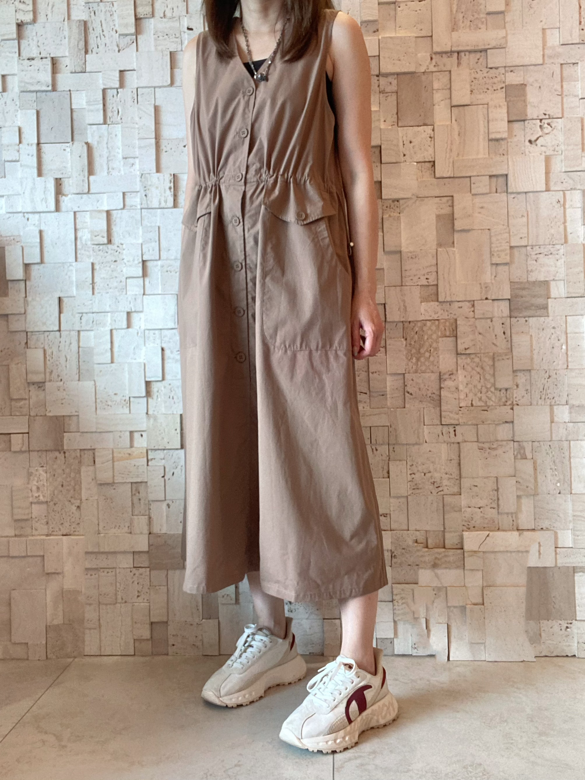 S00353 棉布工風背心Op 🔆