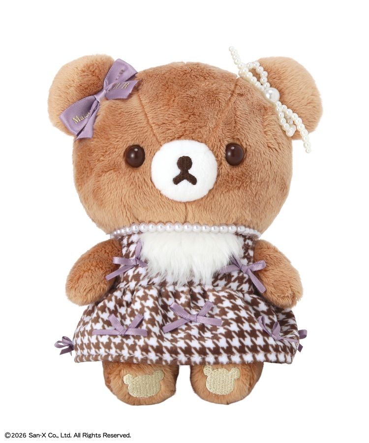 🎀【預訂】Maison de FLEUR × RILAKKUMA 茶小熊公仔