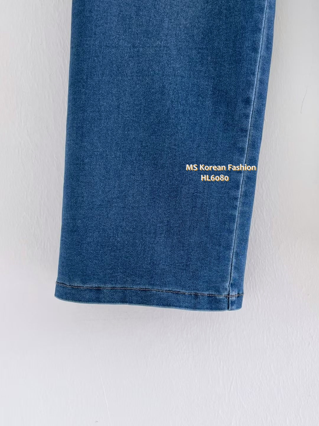 HL6080 韓國🌼Howluk春版牛奶面料闊筒牛