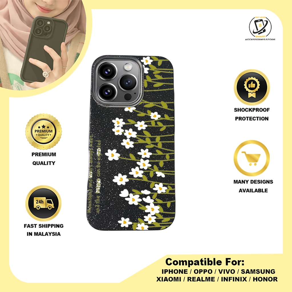 BLING CASE PHONE FOR IPHONE - DESIGN FLOWER A1