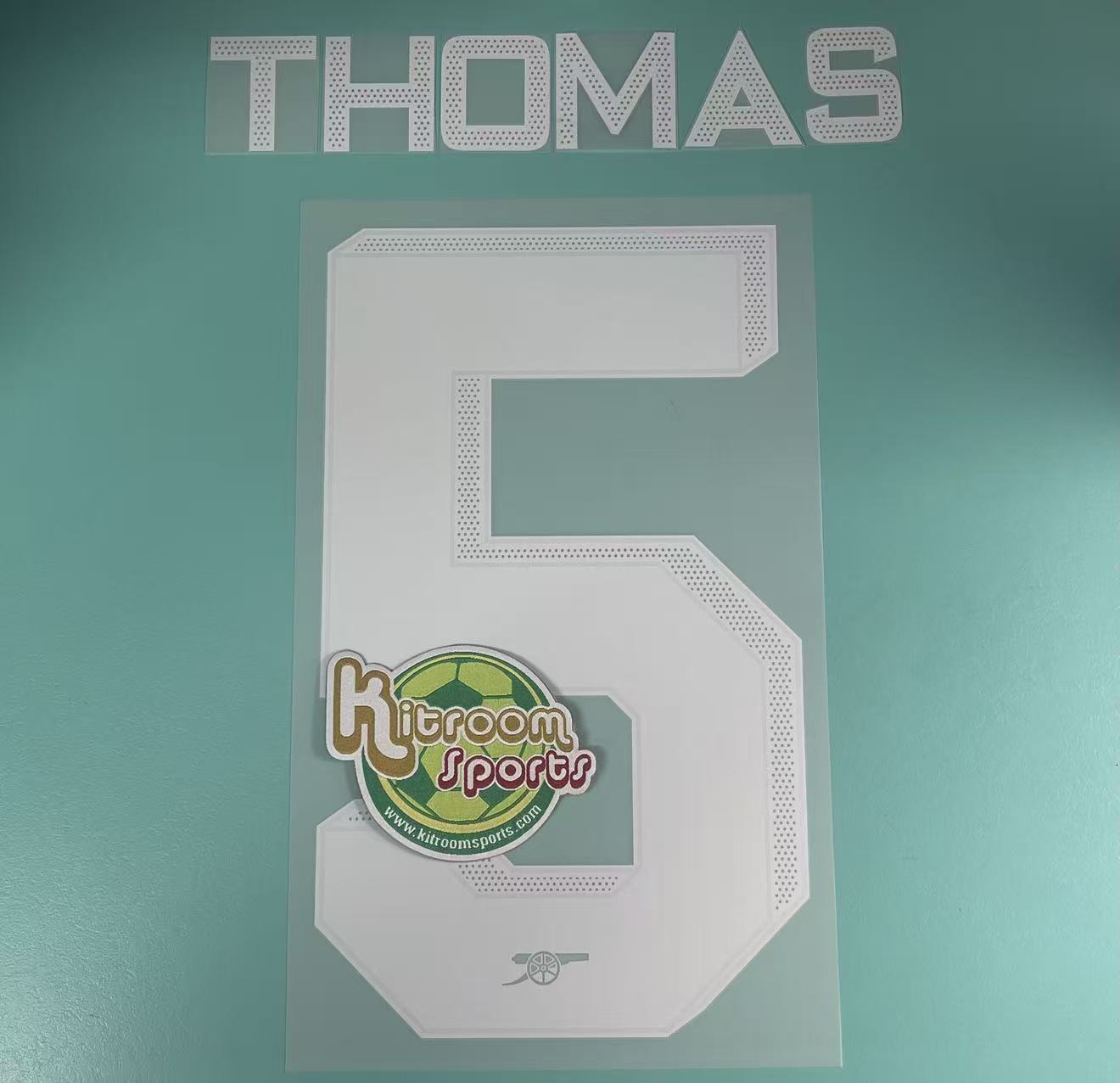 2023-24 Arsenal 3RD UCL Nameset #5 THOMAS