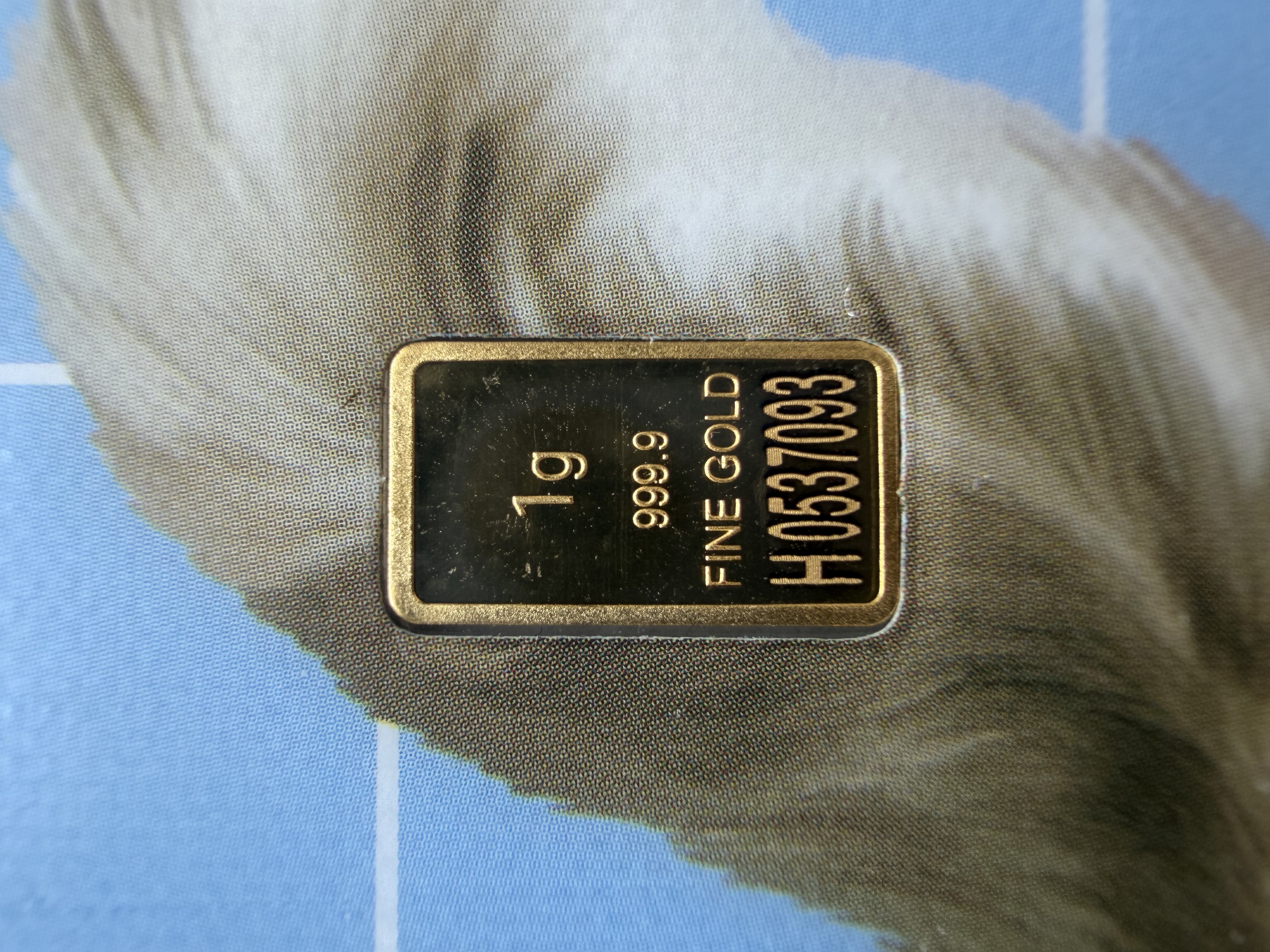 (SN537093) HABIB Ragdoll Cat 1g 🇲🇾 Fine Gold Bar Emas 999.9 猫足印金