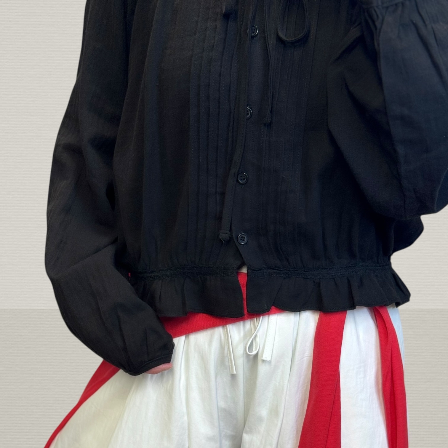 221195 暗紋waffle腳top