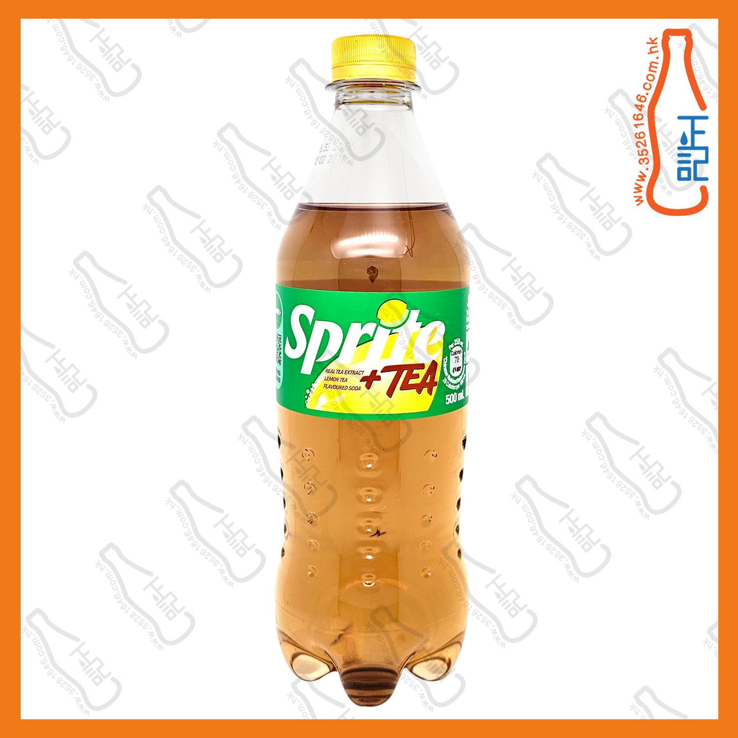 (支裝) 雪碧 檸檬茶味汽水 500ml x 24支 /箱