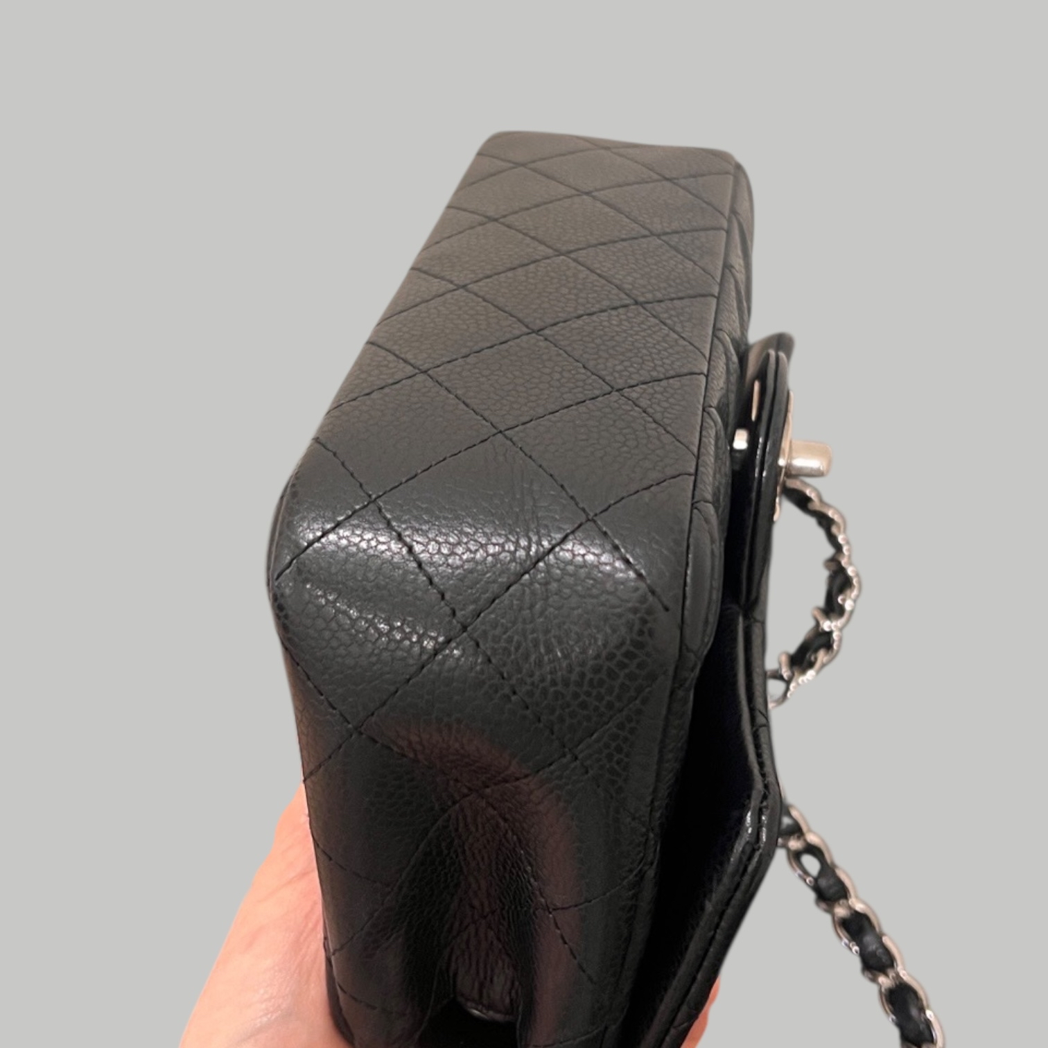 Chanel Caviar 20cm 銀扣