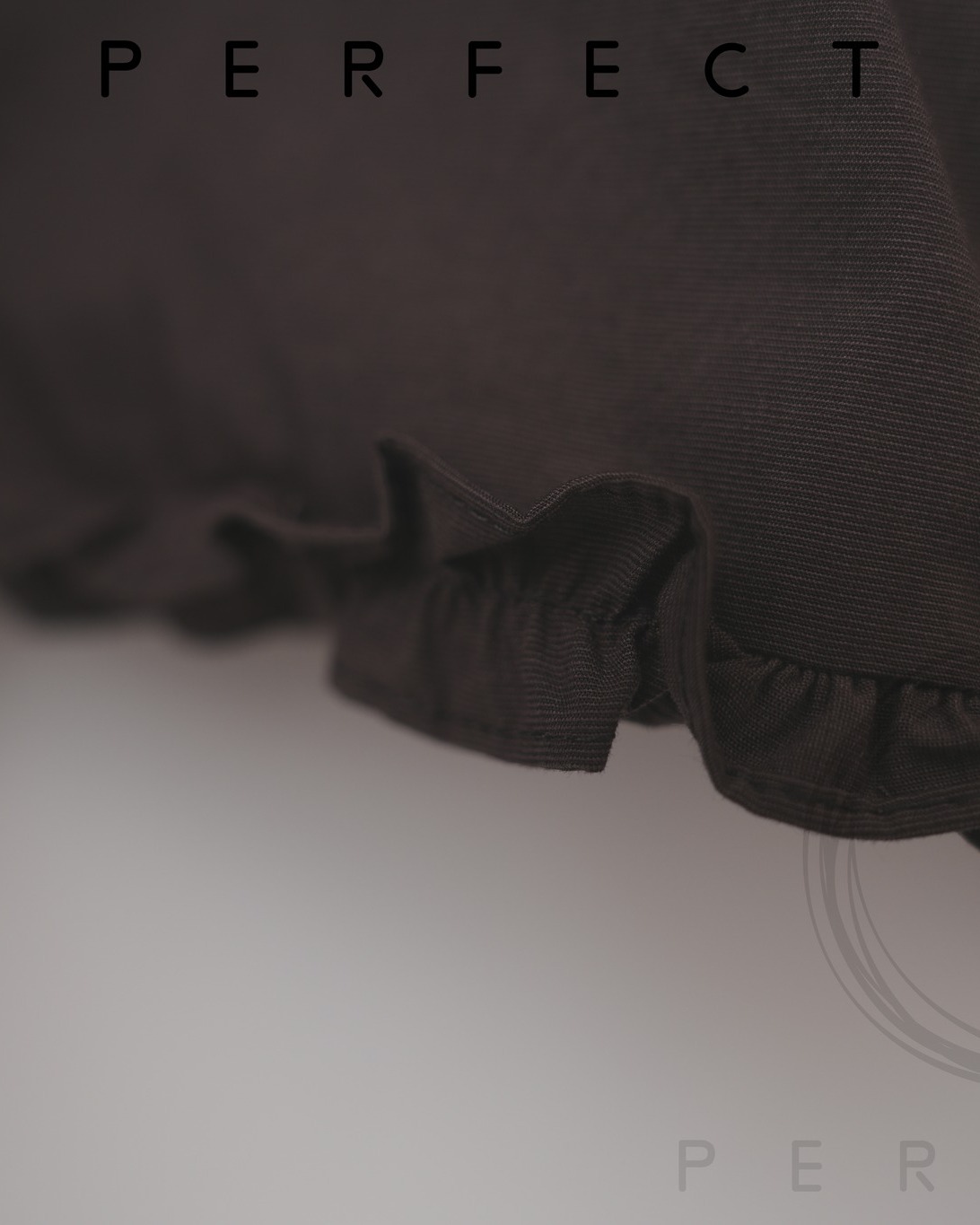 T0001_麻花領優雅上衣（朱古力啡）