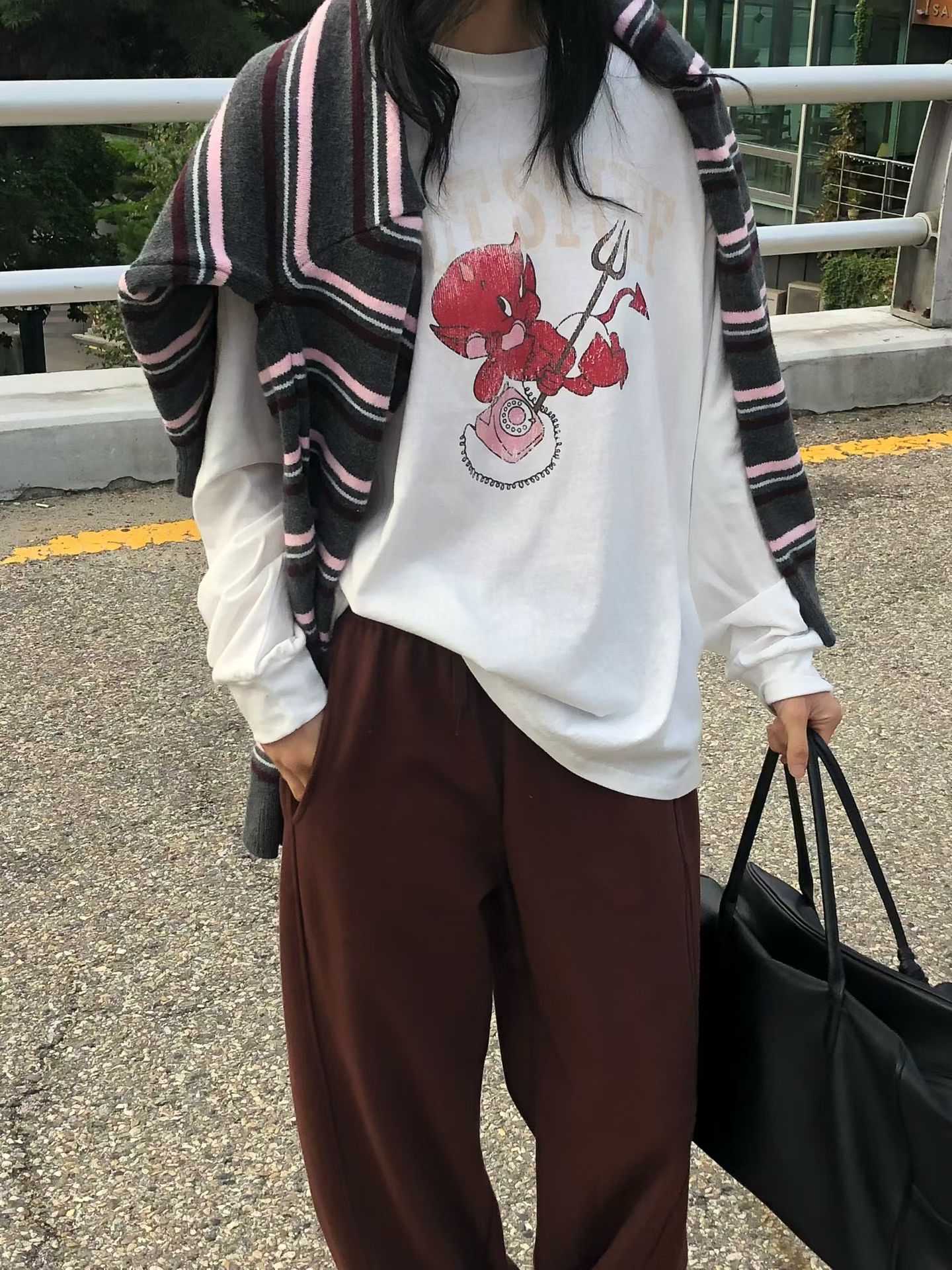 221616 “HOT STUFF”長袖tee
