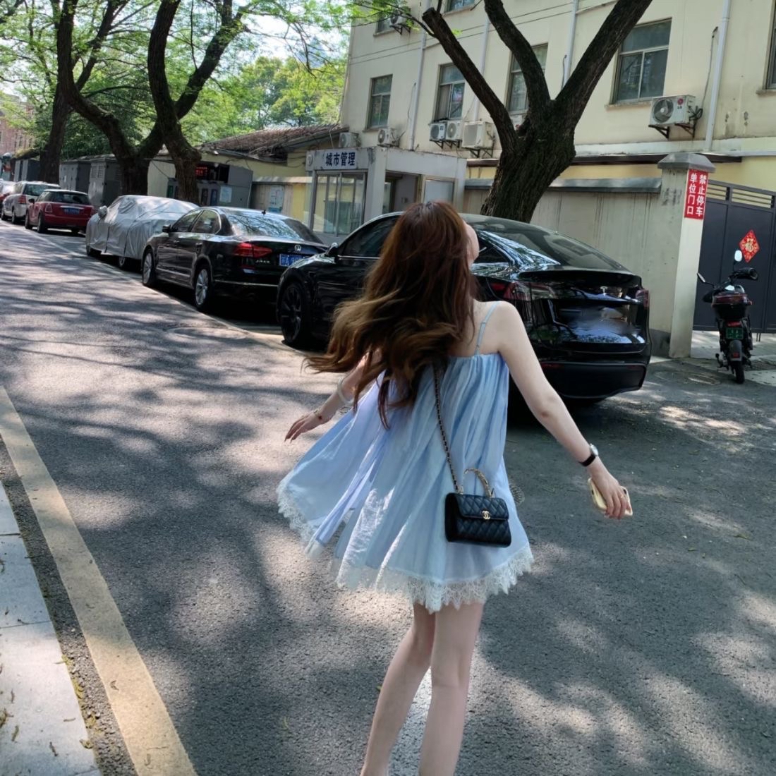 DR502宽松甜美连衣裙