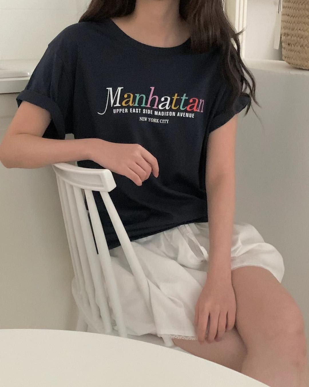 彩虹字 Manhattan Tee 