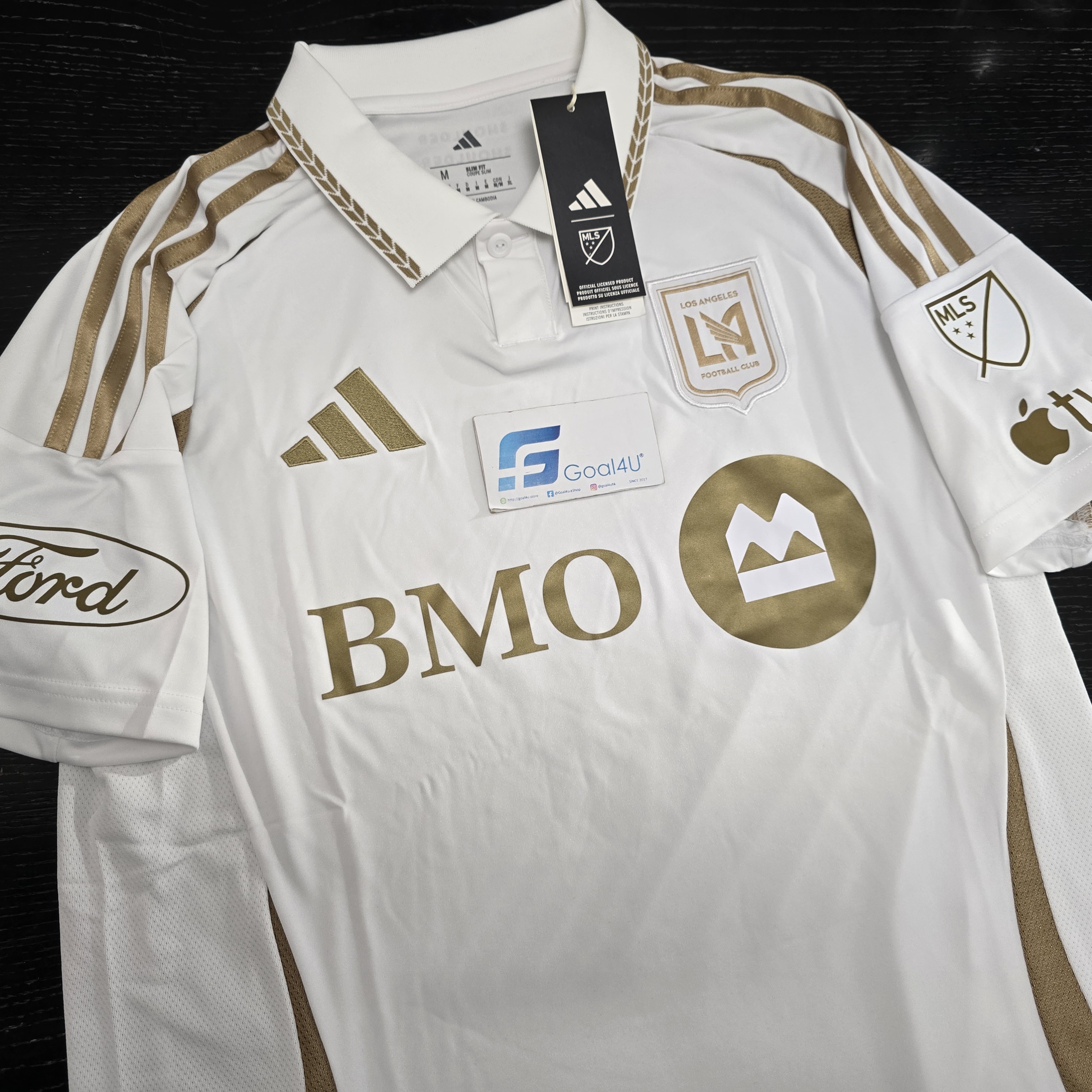 Adidas LAFC 洛杉磯FC 2025 作客球迷版球衣 (可加印印字) IV9857