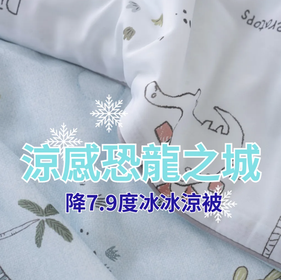 🇰🇷韓國兒童被/成人被 - 涼感恐龍之城