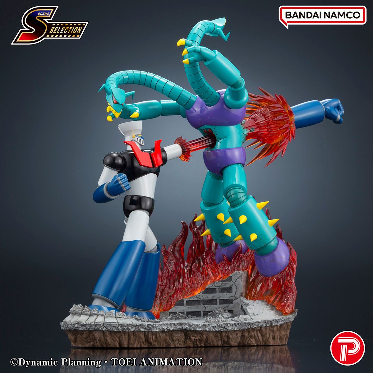 (預訂訂金 $100) (總價 $326) (魂限) Plex Scene Selection 03 Mazinger Z Rocket Punch! 鐵甲萬能俠 -鐵甲飛拳- (行版)