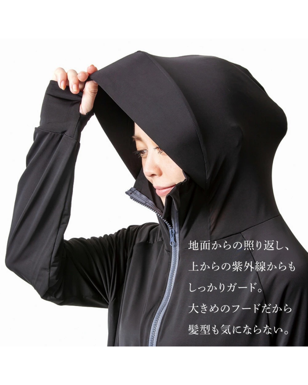 日本代購【 2026新色 日本直送 由頭包到落手指尾 🛡️水陸兩用 抗UV -5℃ 涼感 防曬外套 | -5℃ Cooling UV Protection Hoodie • Full Coverage & Water/Land Use 】