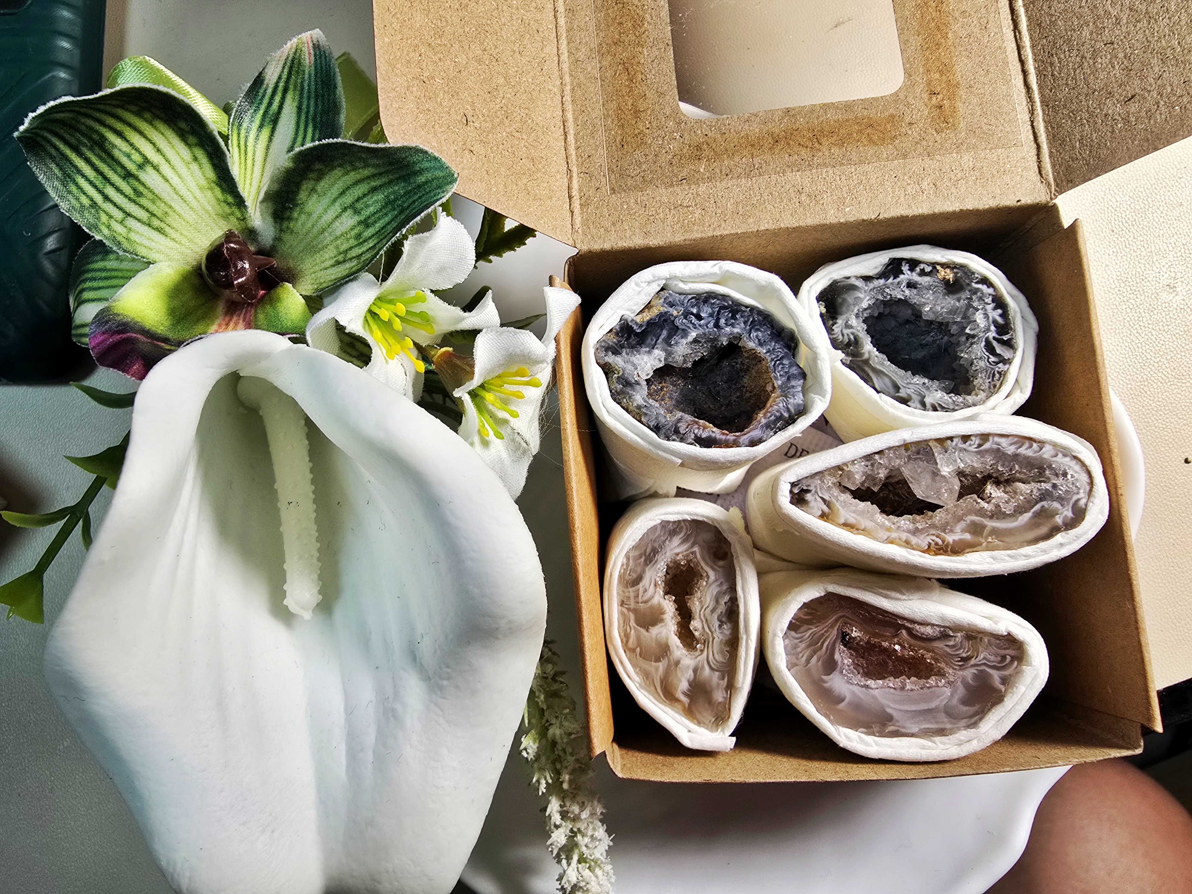 一物一圖 STT0209 招財 闔家平安 天然瑪瑙洞套裝