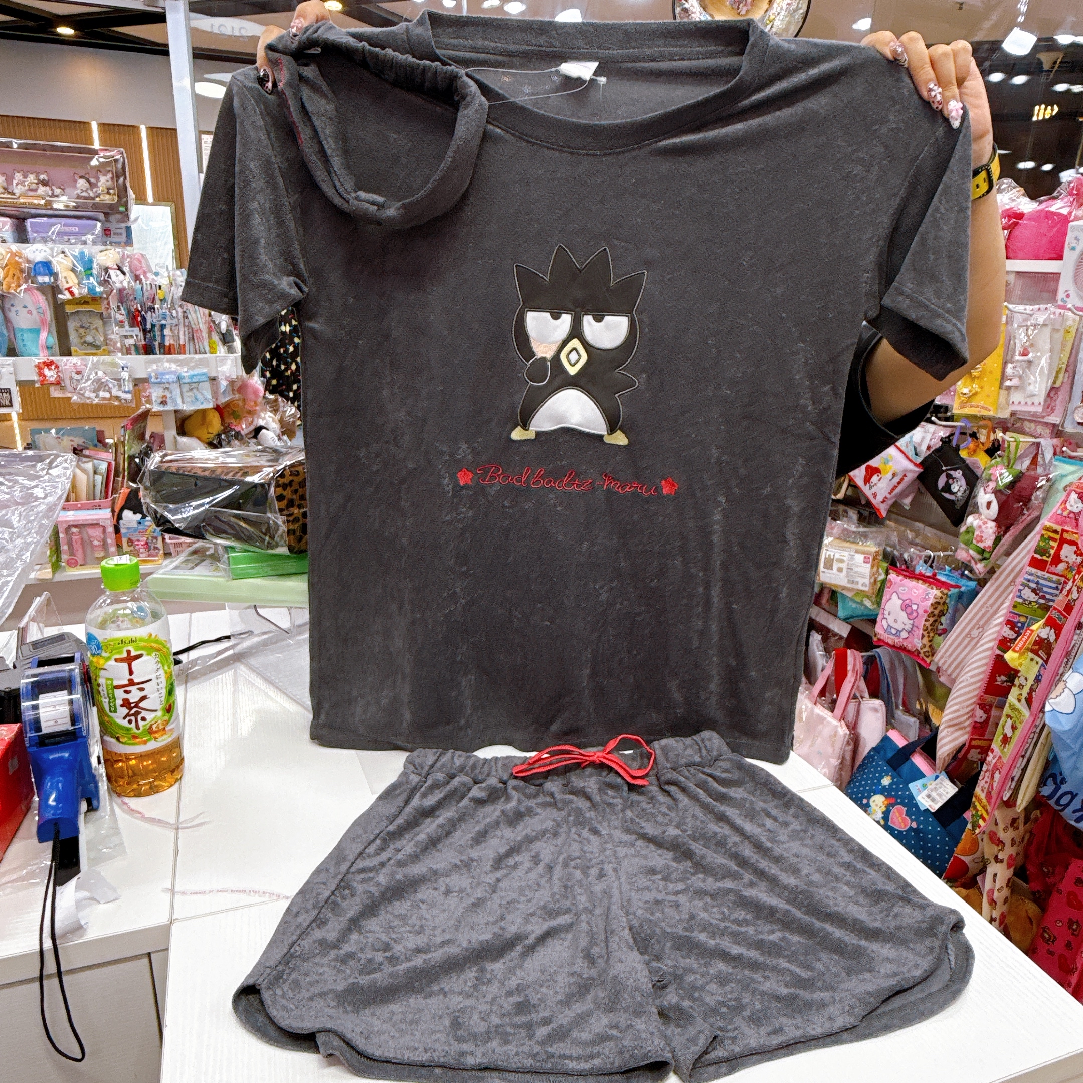 日本直送XO短袖睡衣連髮帶 M size