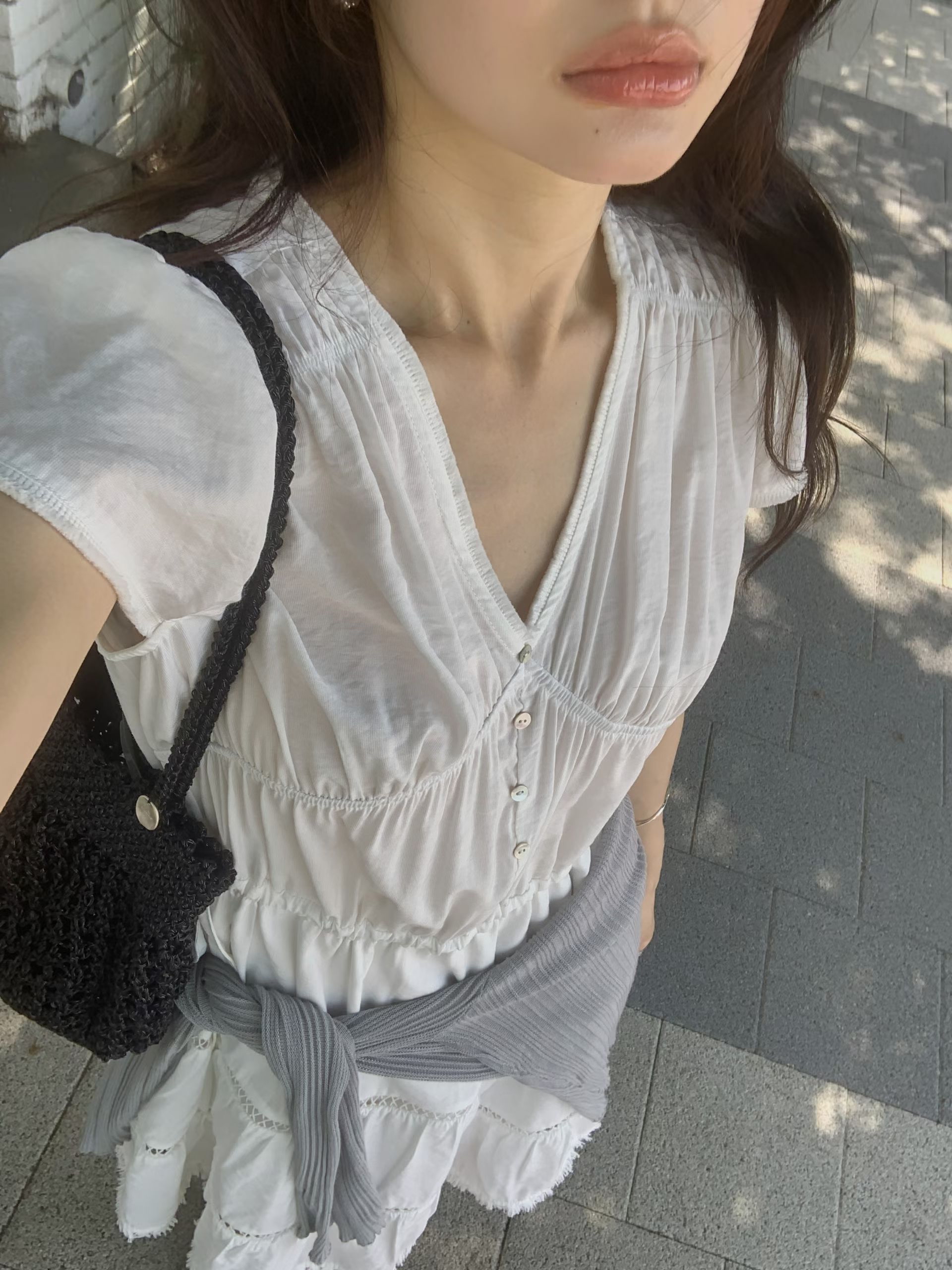 Lovely shirred dress