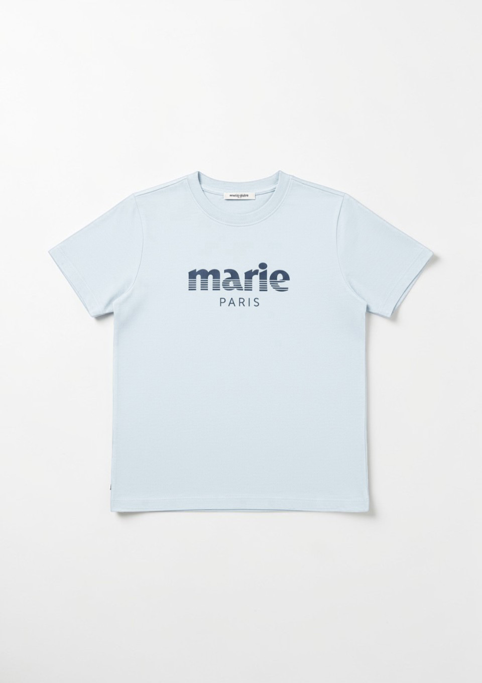 Marie Claire Stripe Logo Tee