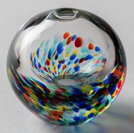 津軽びいどろ-日本製 - ADERIA GLASS -玻璃花瓶-藍色