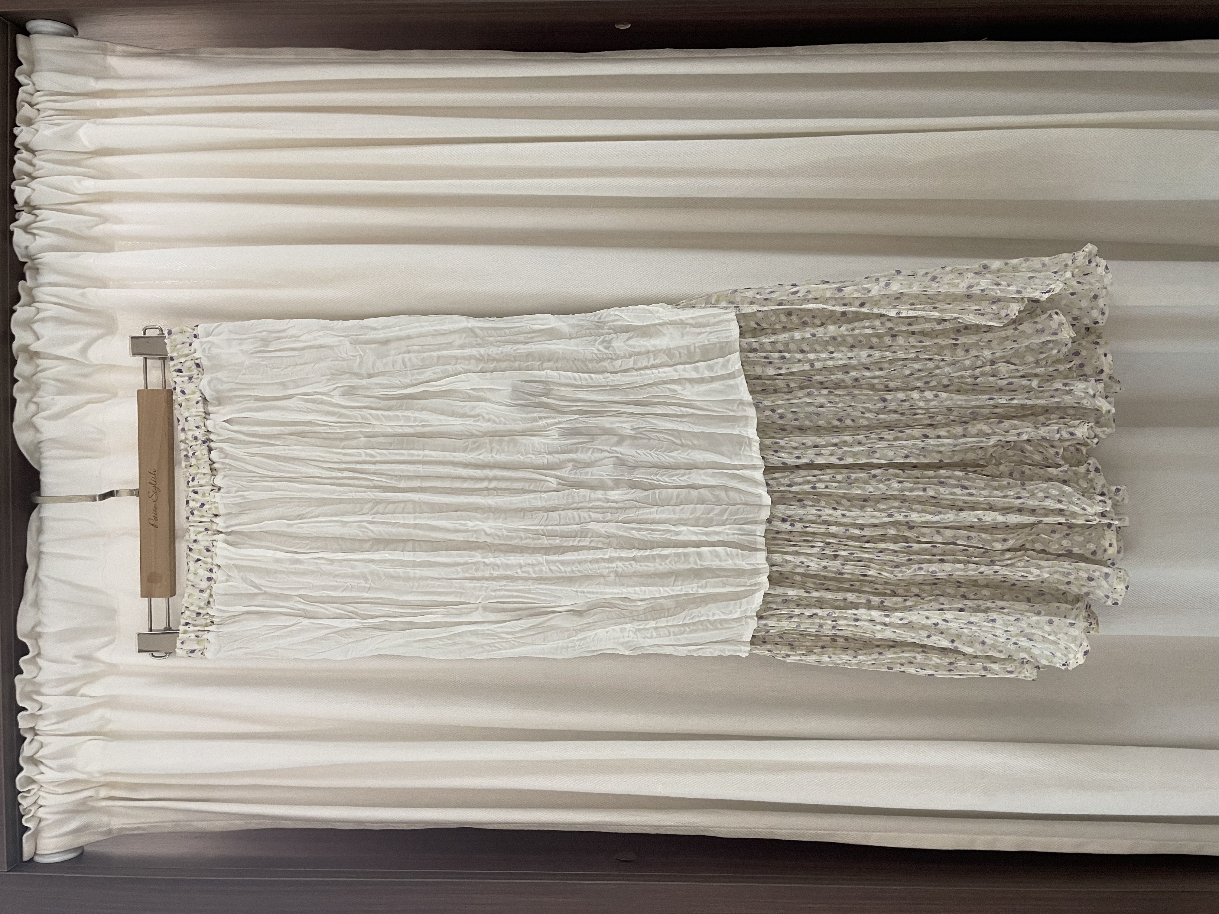 DITSY FLORAL CRINKLE SKIRT 