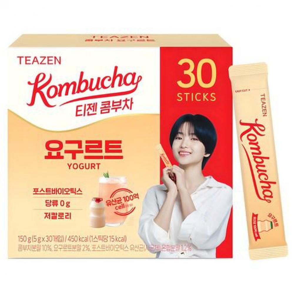 $90盒。2盒起$ 80盒。韓國🇰🇷TEAZEN YOGURT益生菌康普茶30條🍹