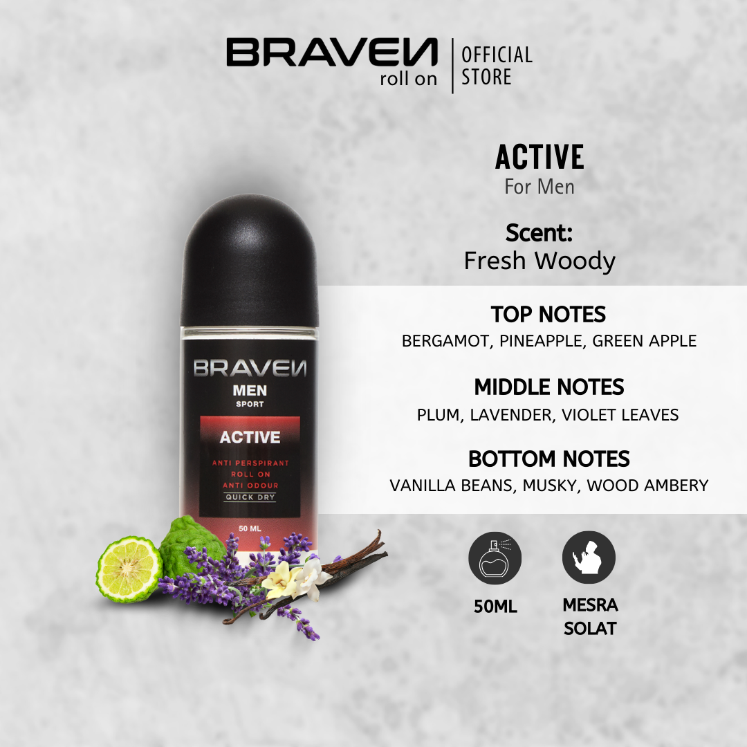 Braven Deodorant - Active 50ml