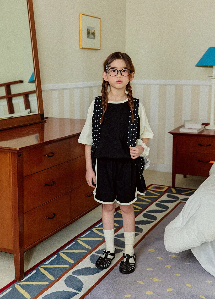 🇰🇷 Whitesketchbook | Dolphin線條短褲 4色