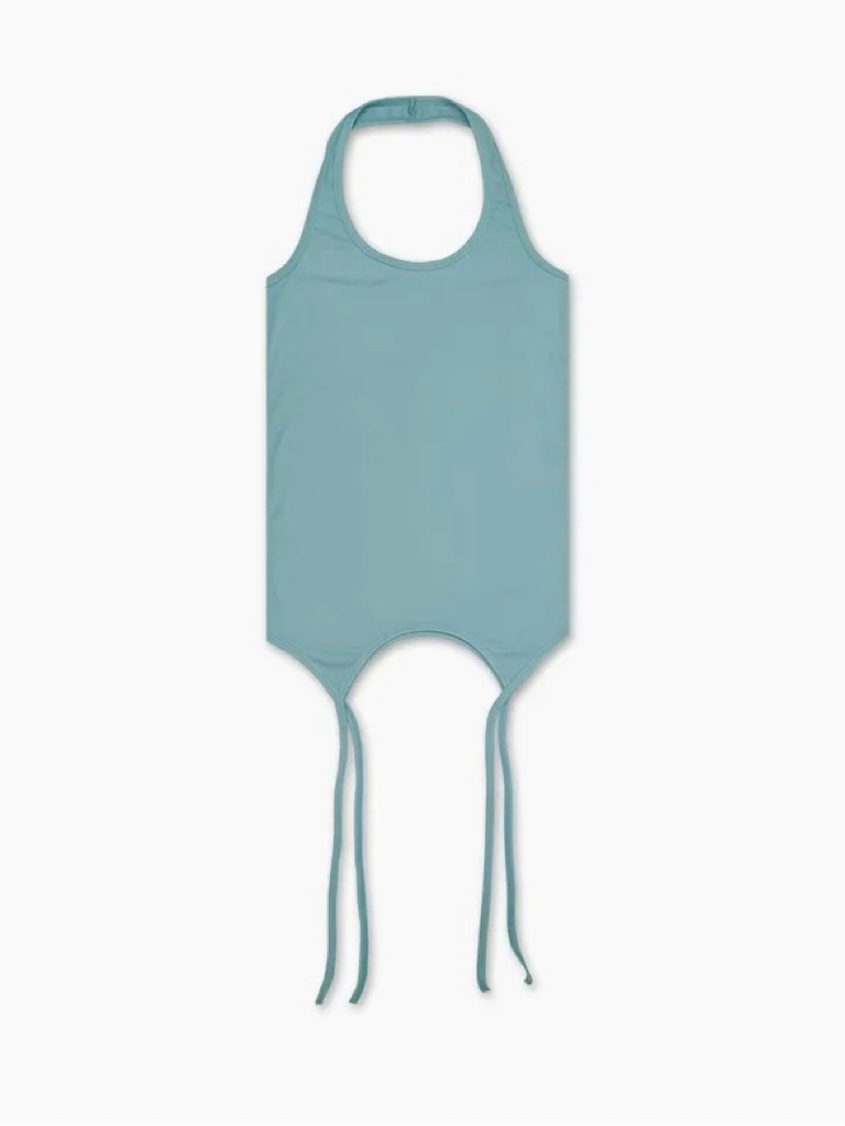 Asymmetric Halter Tank Top