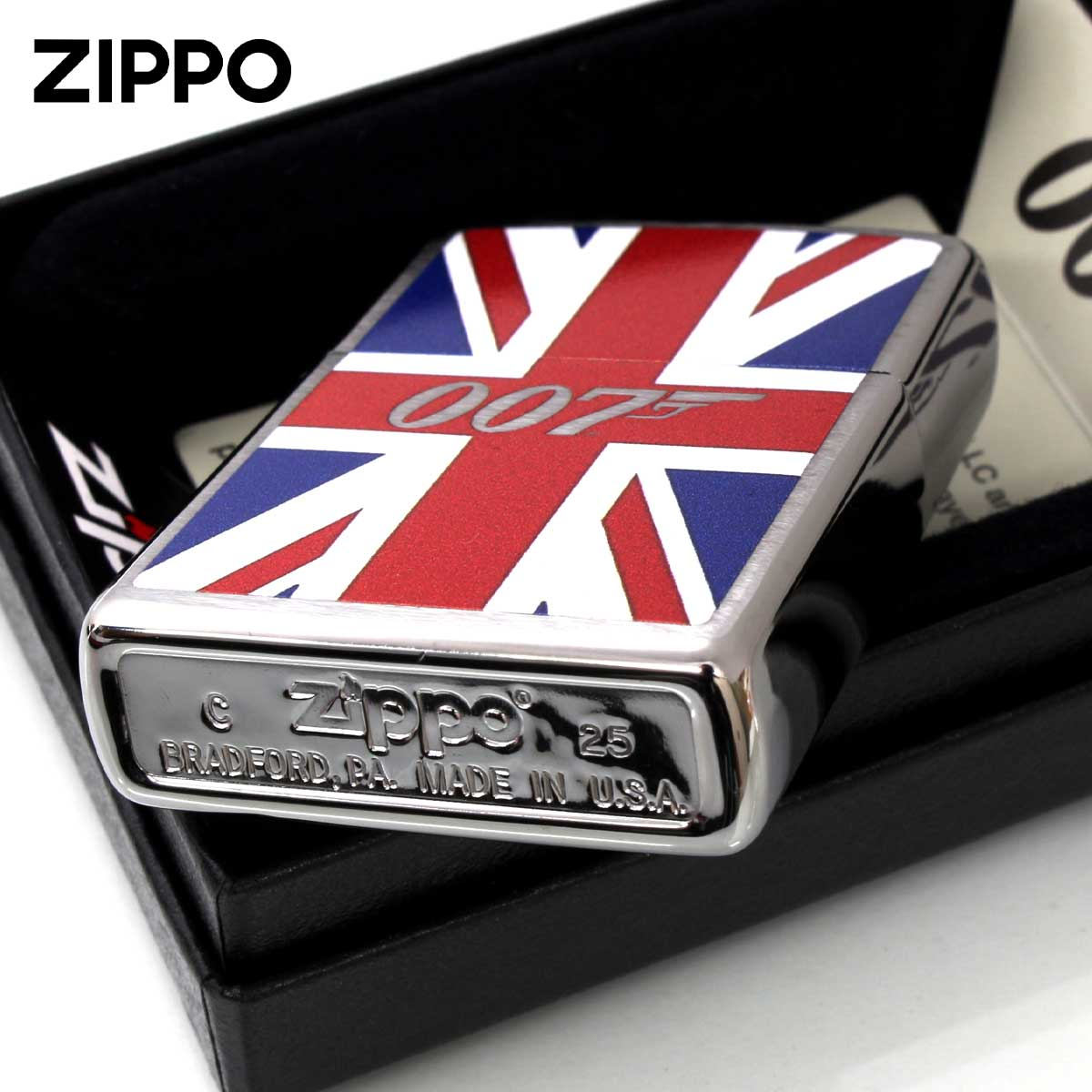 Zippo 46801 特工傳承打火機 – 翻舊銅融合英國旗樣 (007 徽章版) Agent Legacy Lighter 007 Emblem Edition