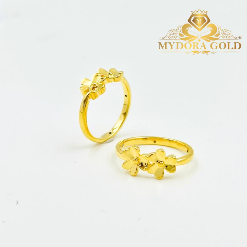 MYDORA Cincin Bunga Plumeria (5G) l EMAS 916/22K