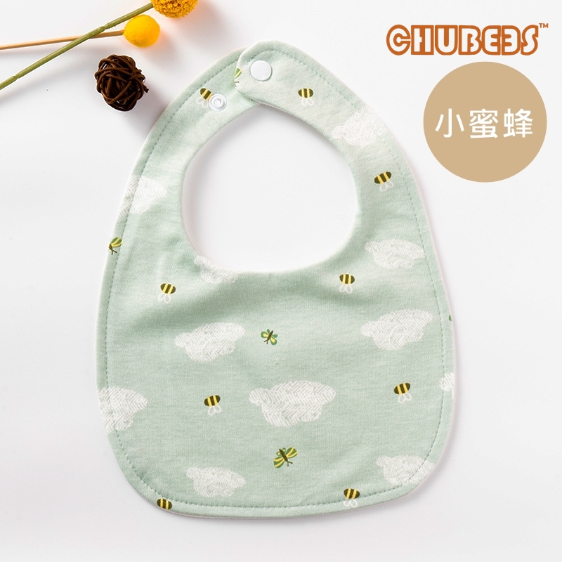 純棉口水肩  CHUBEES 100% Cotton Baby Bib