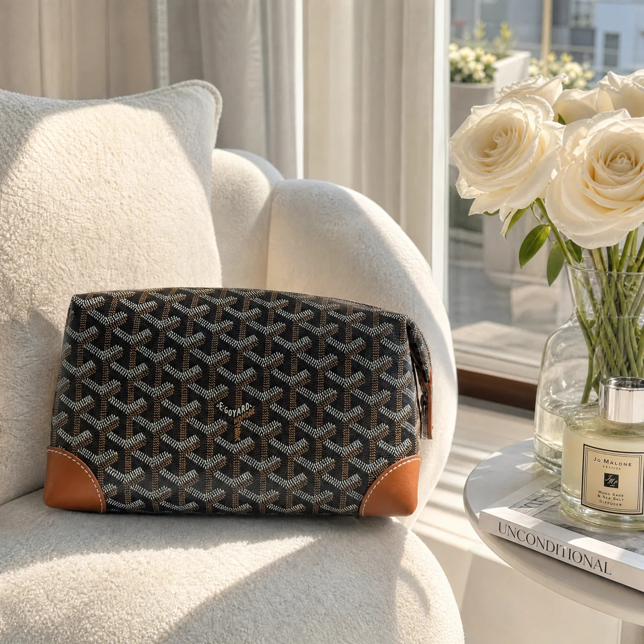 Goyard Bowling 25 Toiletry Bag-90% New