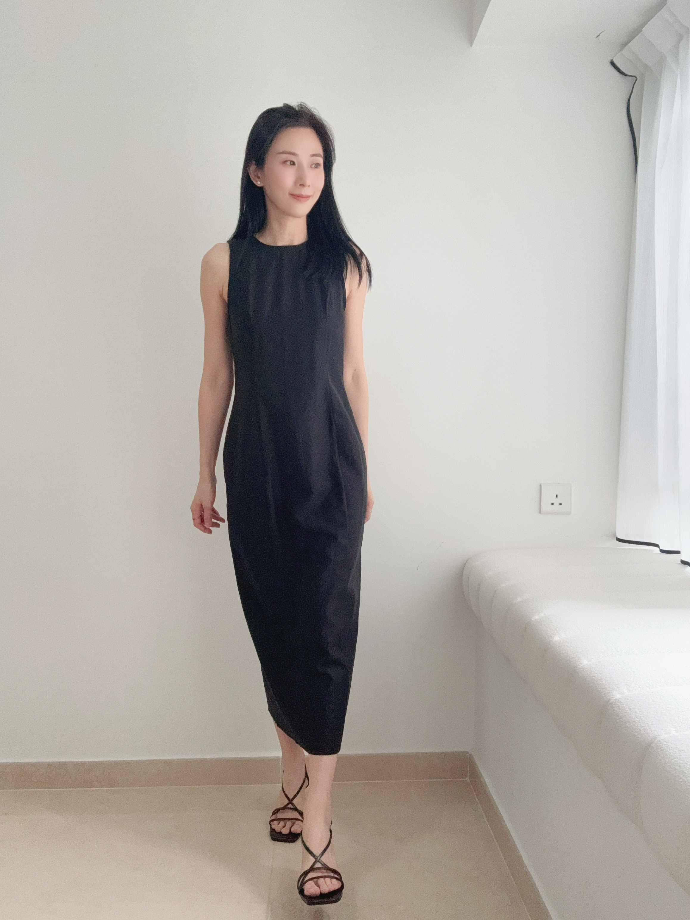 Elegant one piece long dress (with inner dress)