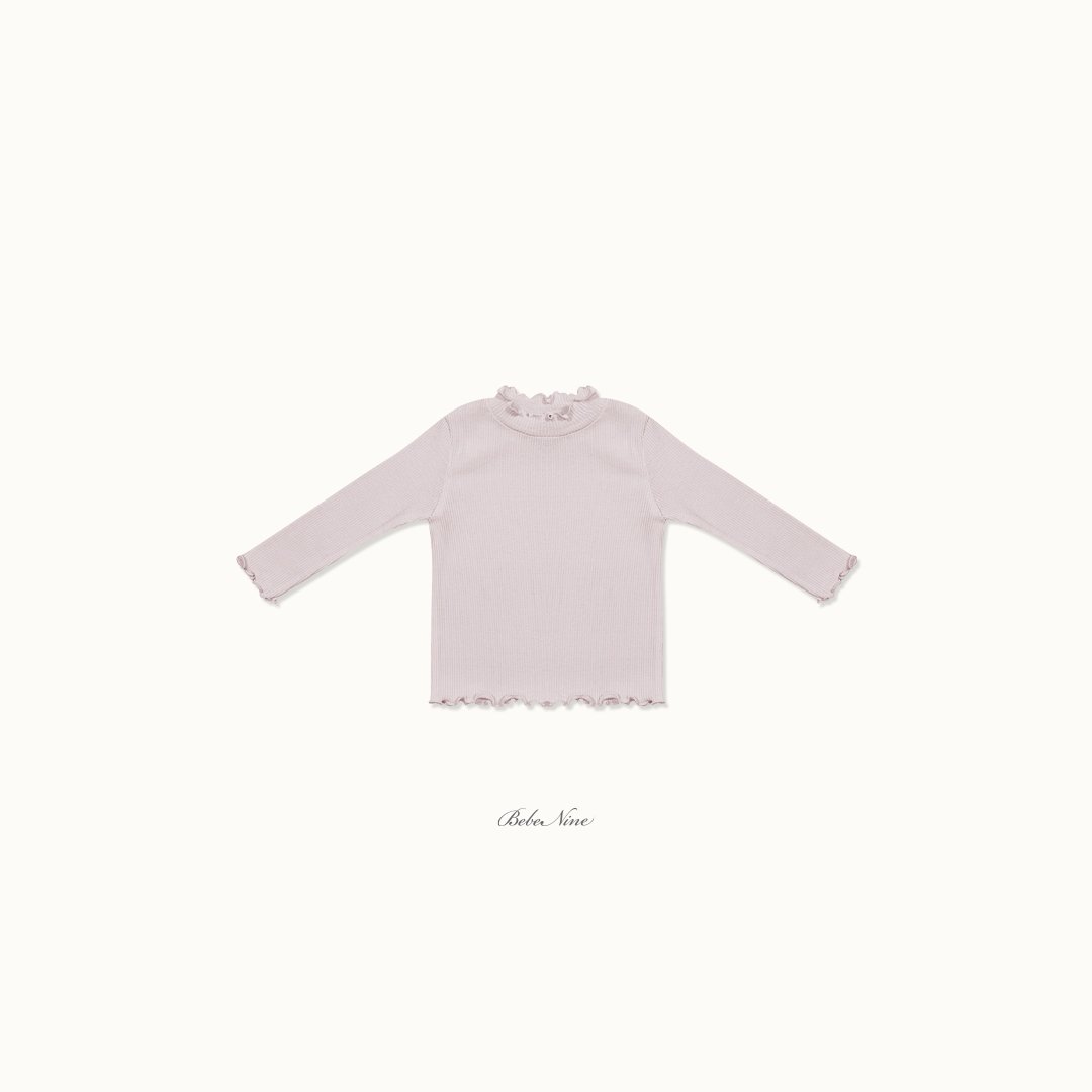 Bebenine Soft Ruffle Rib Tee