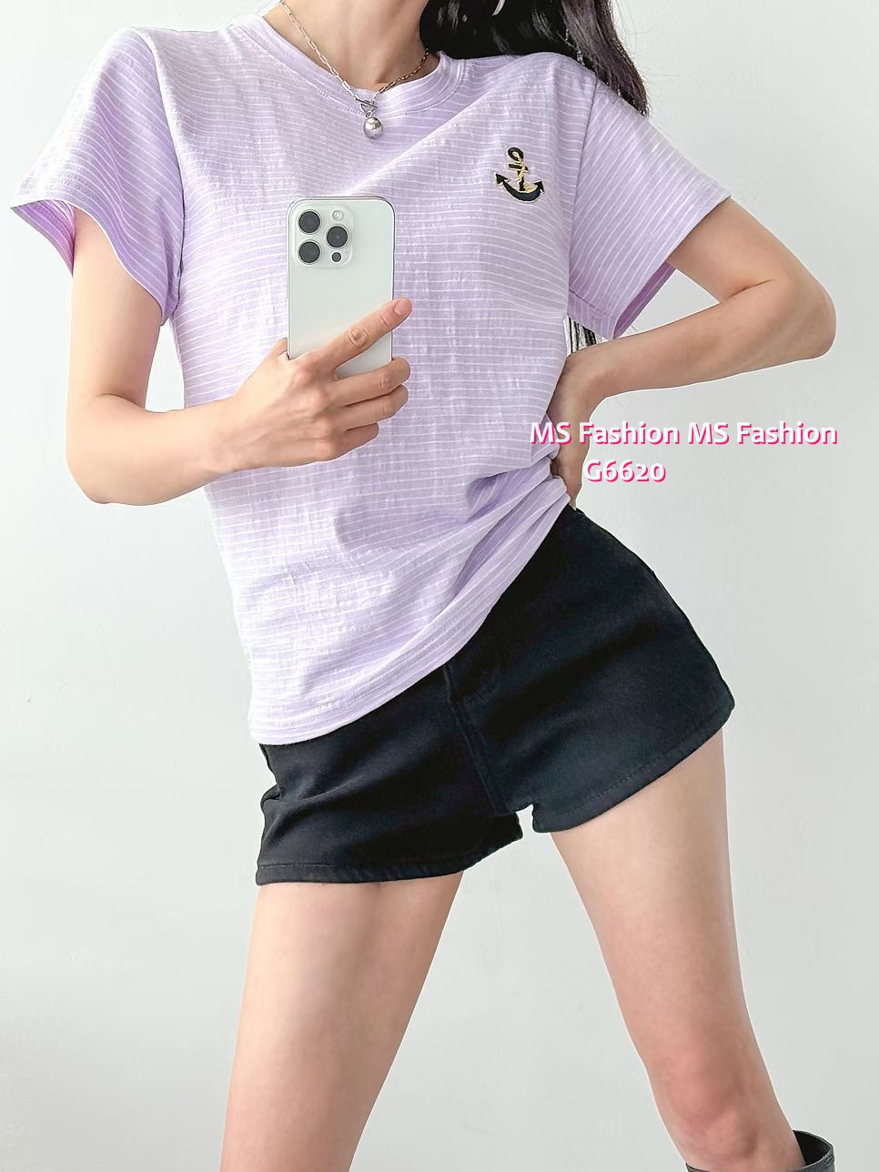 G6619 靚色橫間top