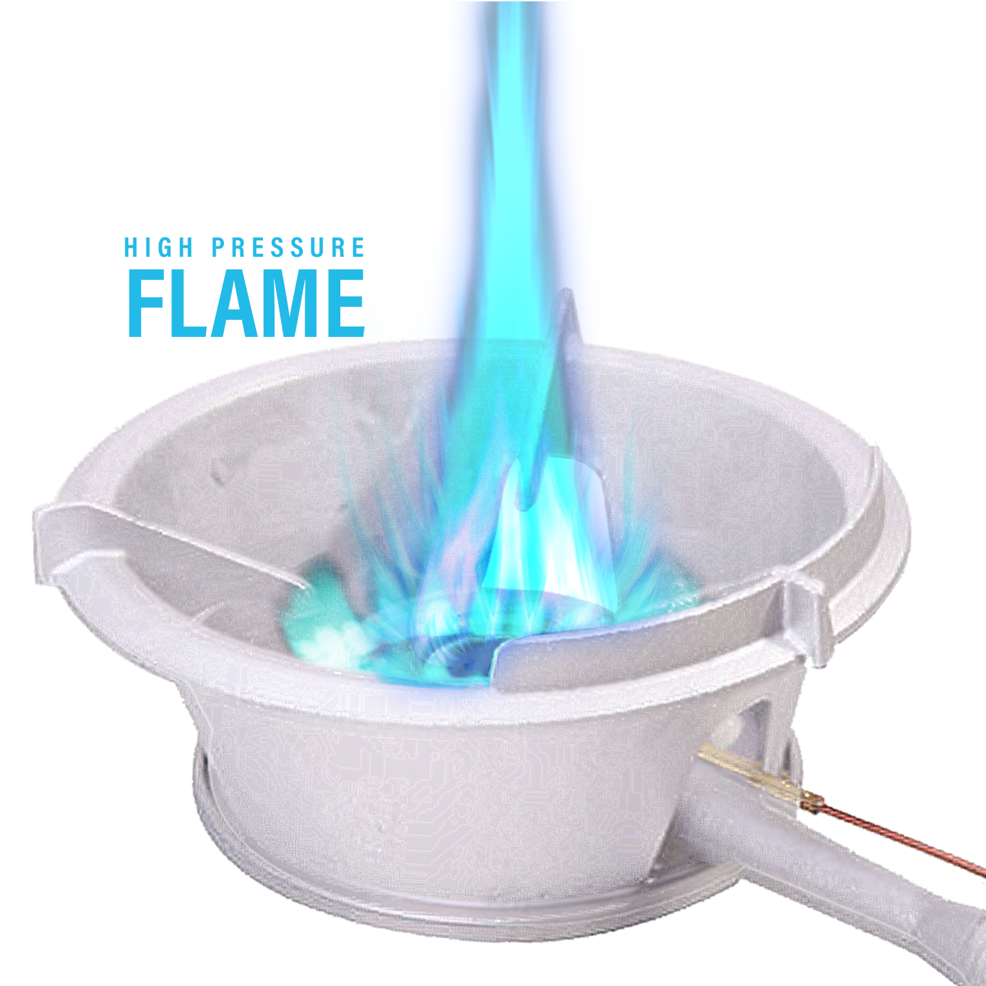 Milux High Pressure Cast Iron Gas Cooker (HP-308)