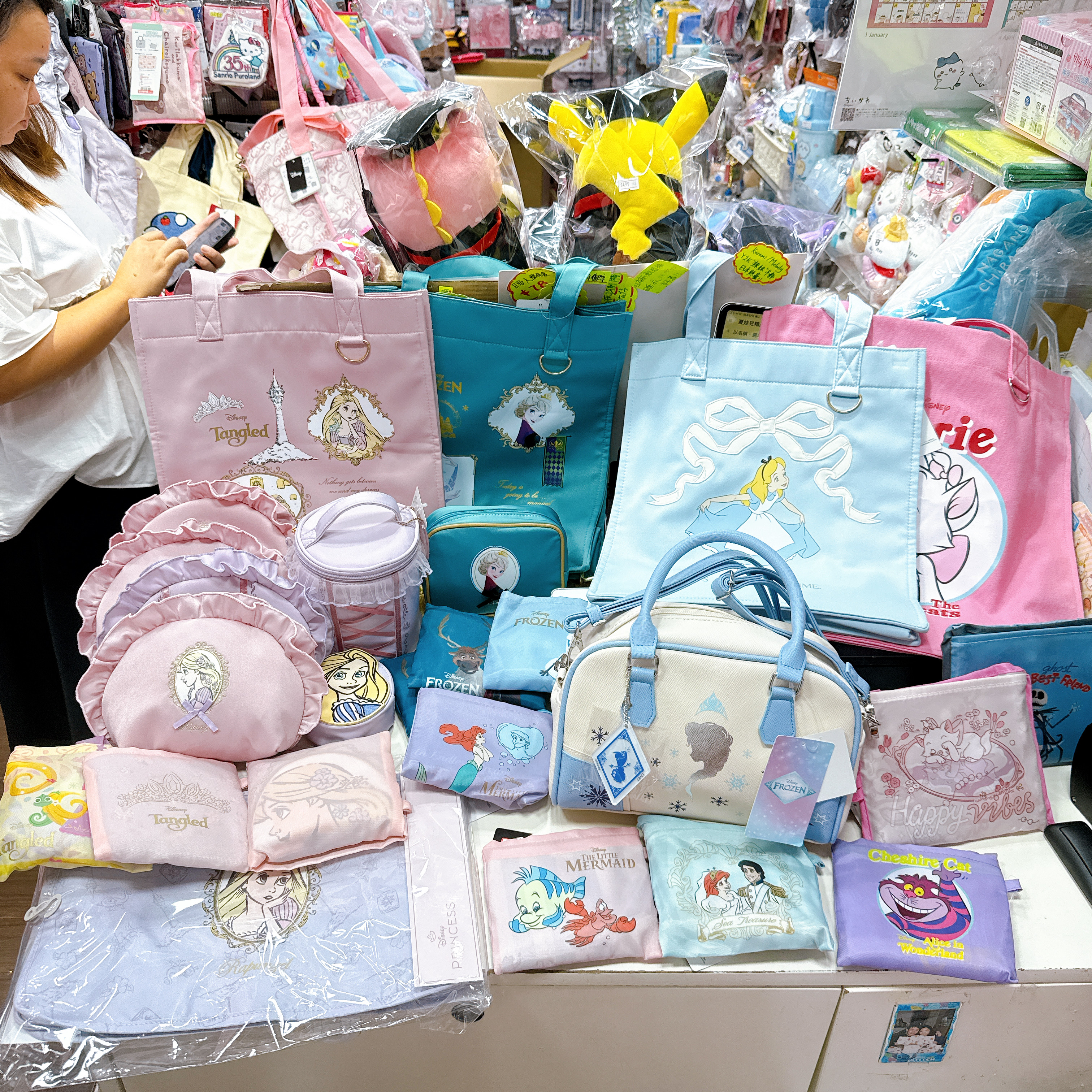 日本限定版迪士尼公主系列商品
