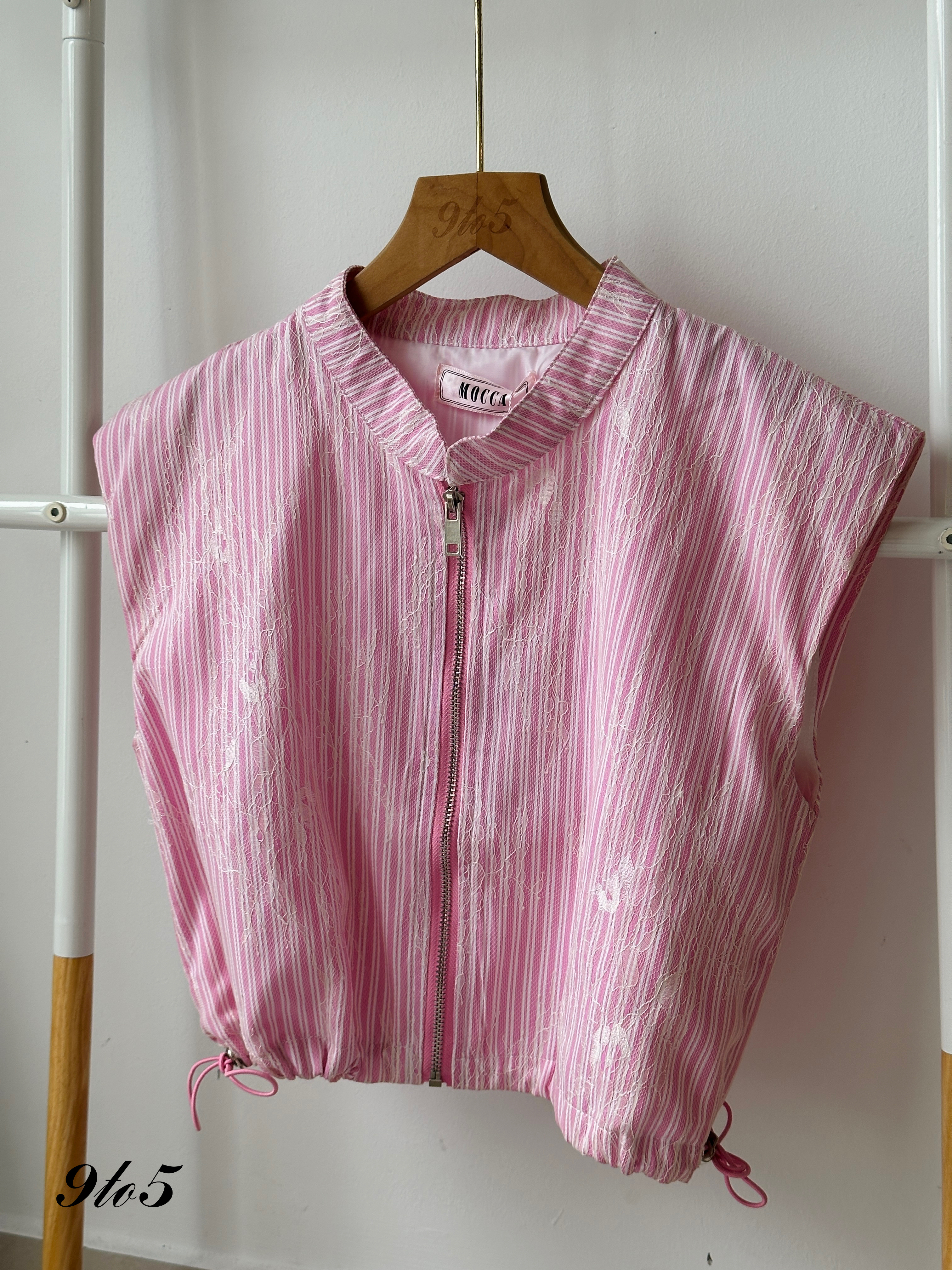 T3957 Cape Sleeve Stripe Top - 3 Colors