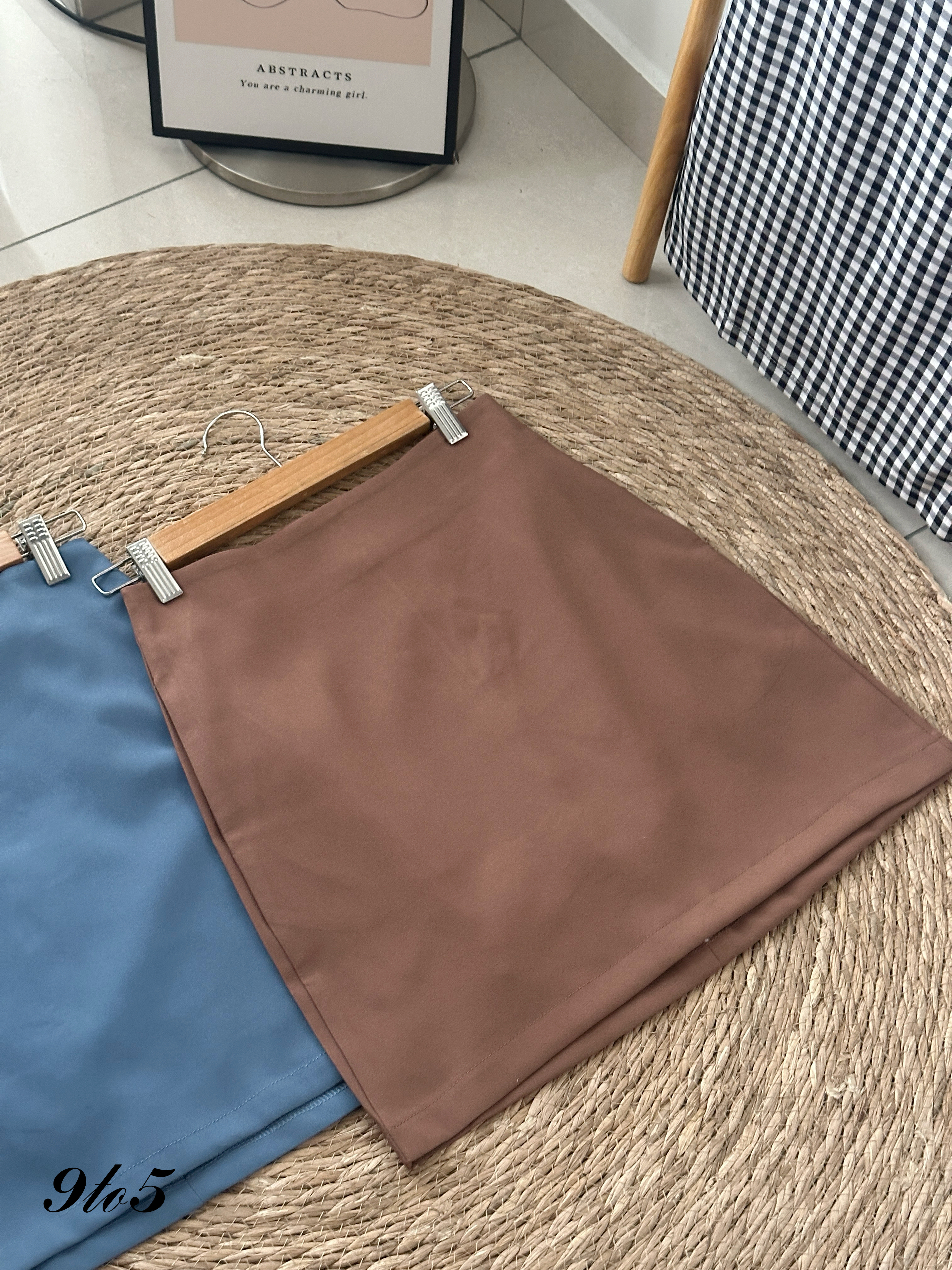 S1892 A Line Short Skirt - 3 Colors 