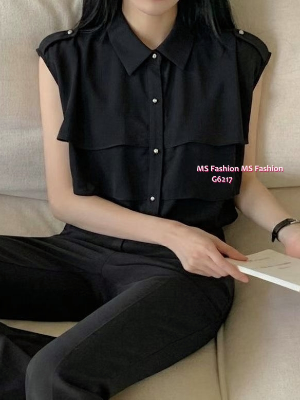 G6217 韓國🇰🇷雙層ruffle背心恤