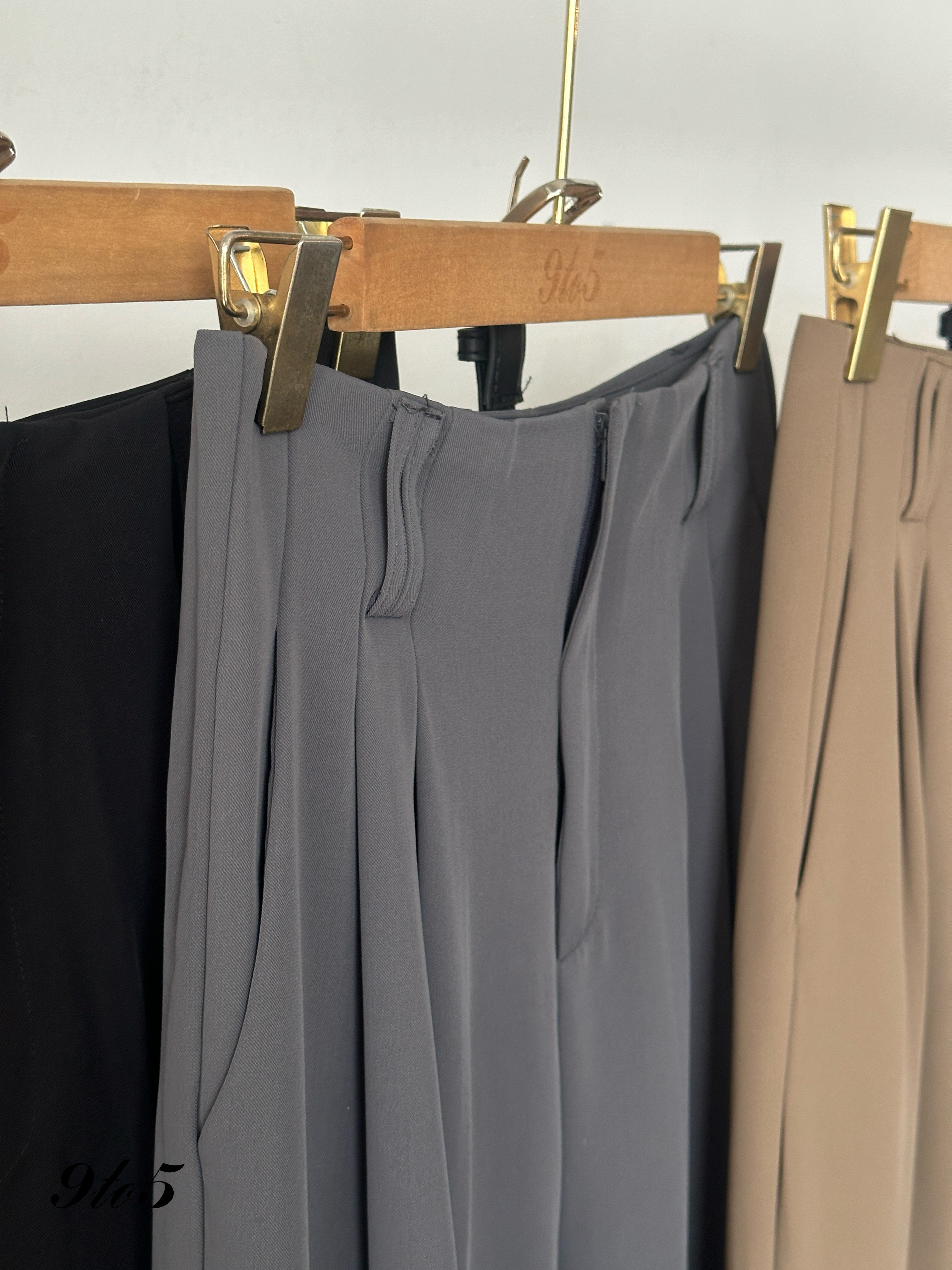 S1848 Long Straight Pants - 3 Colors 