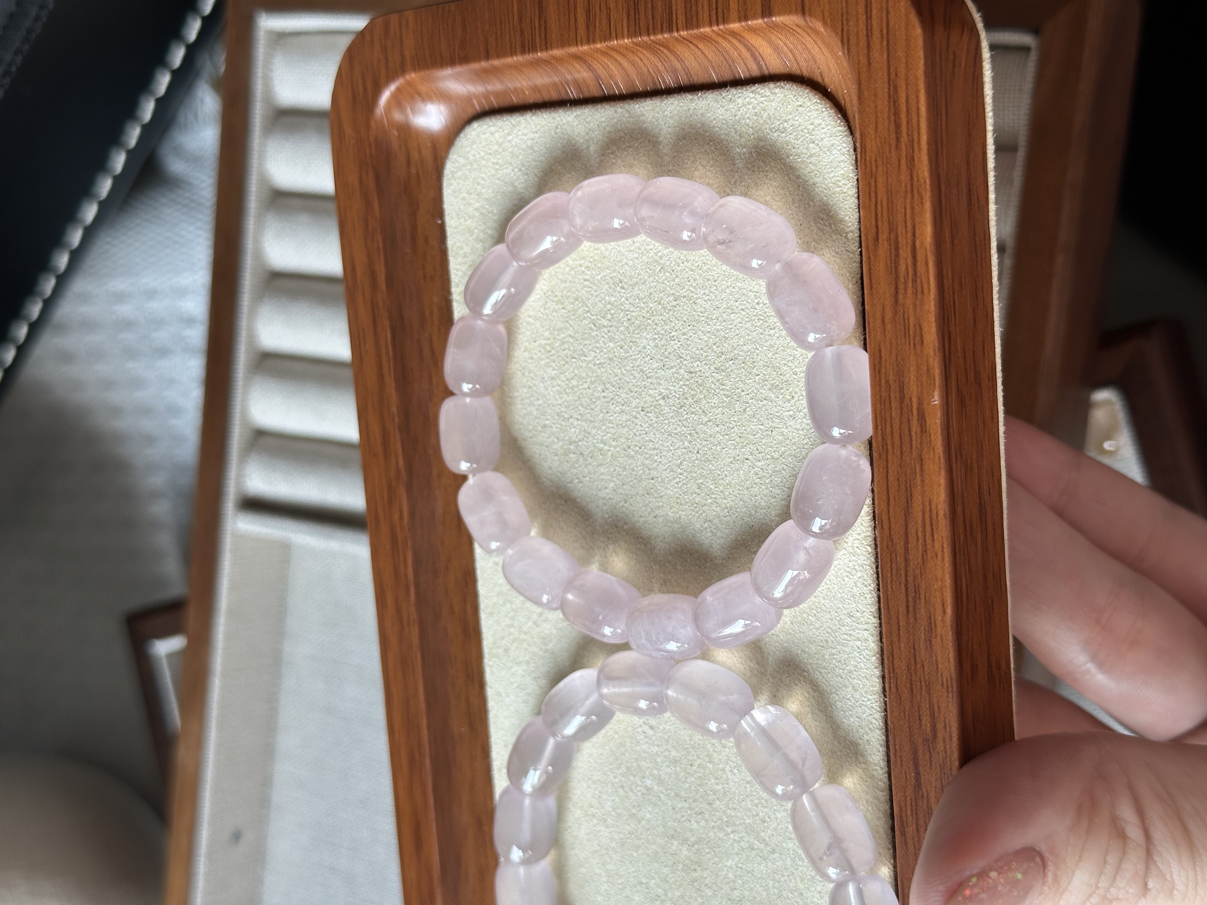 铜珠粉水晶 ｜ Rose Quartz 8m+ 