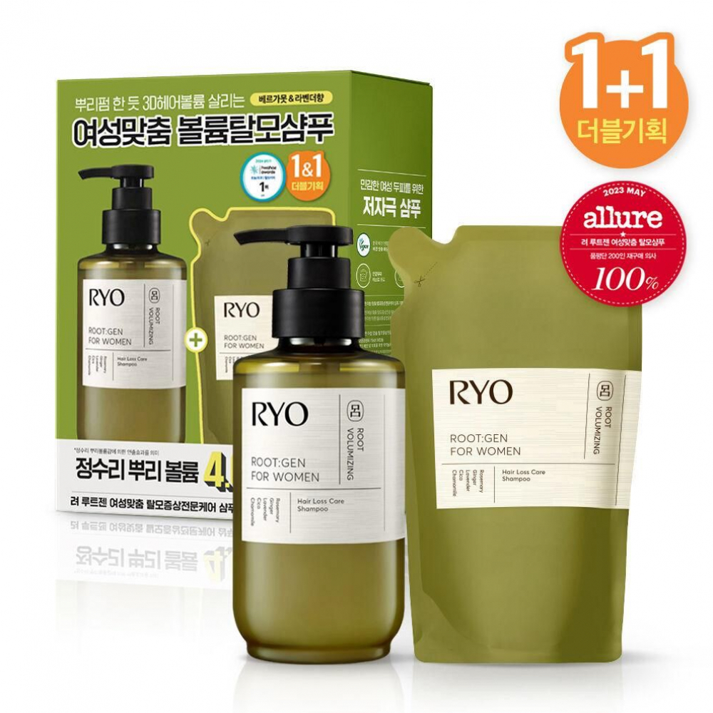 RYO呂 女性專用防脫髮洗頭水 353ml + refill 353ml = 706ml