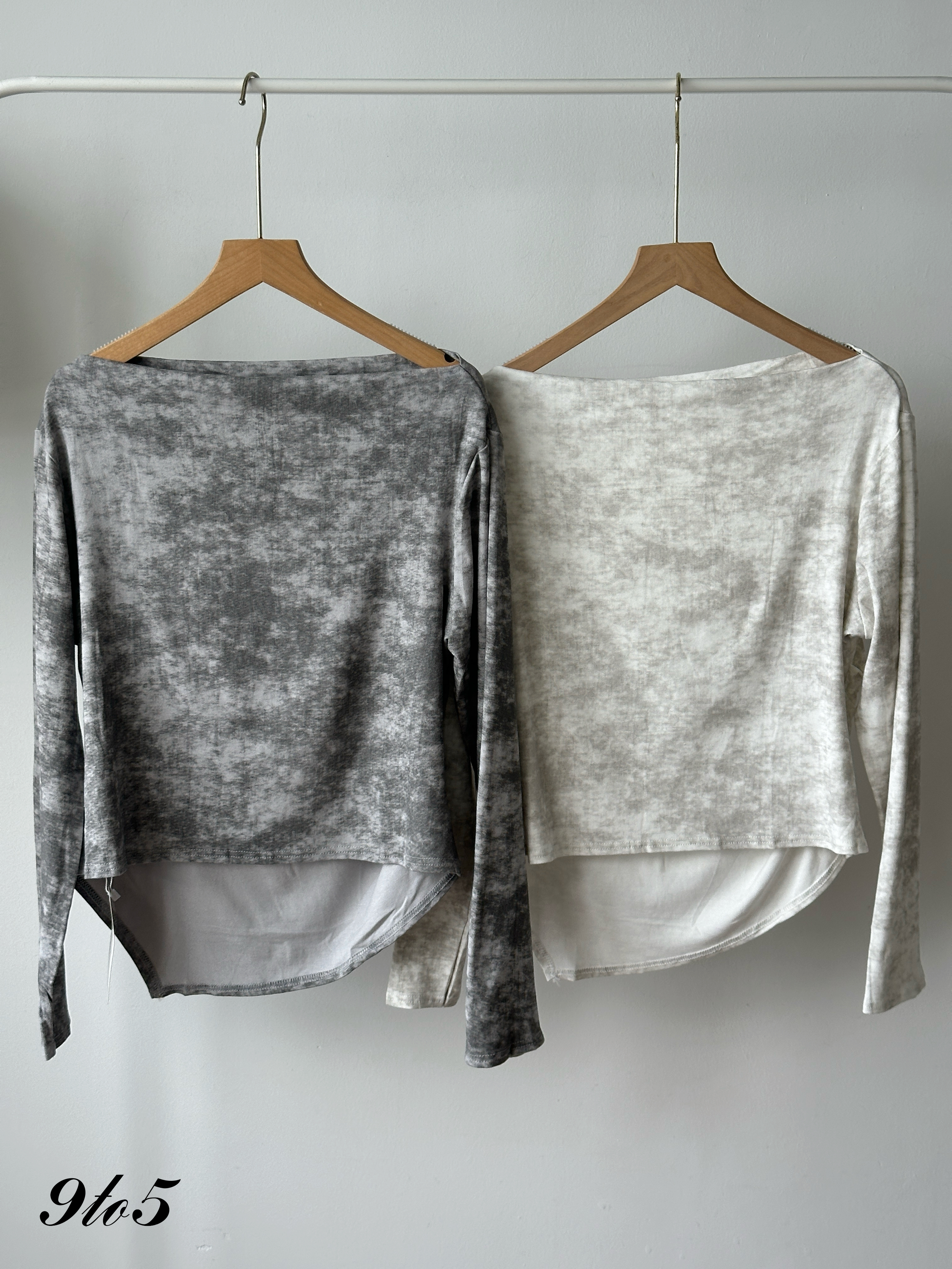 T4415 Long Sleeve Boat Neck Top - 4 Colors 