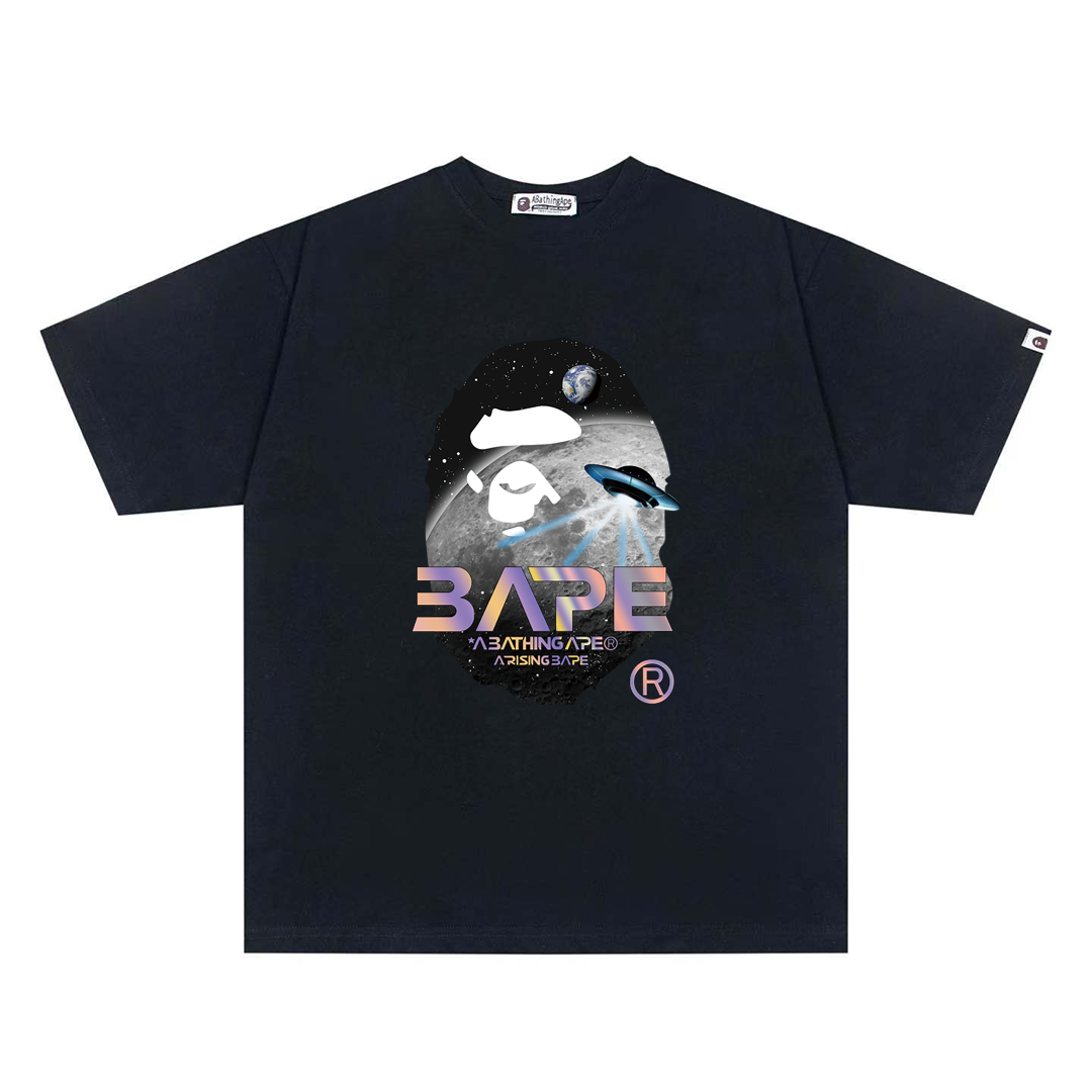BAPE Moon Photo Ape Head Tee