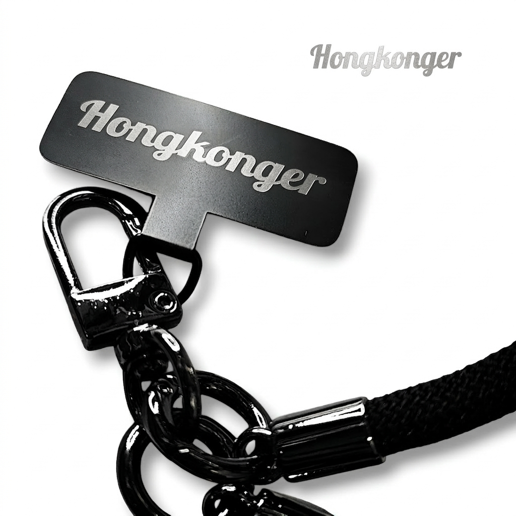 ​【解放雙手・防斷必備】不銹鋼金屬電話掛繩通用貼片 (可免費客製刻名)