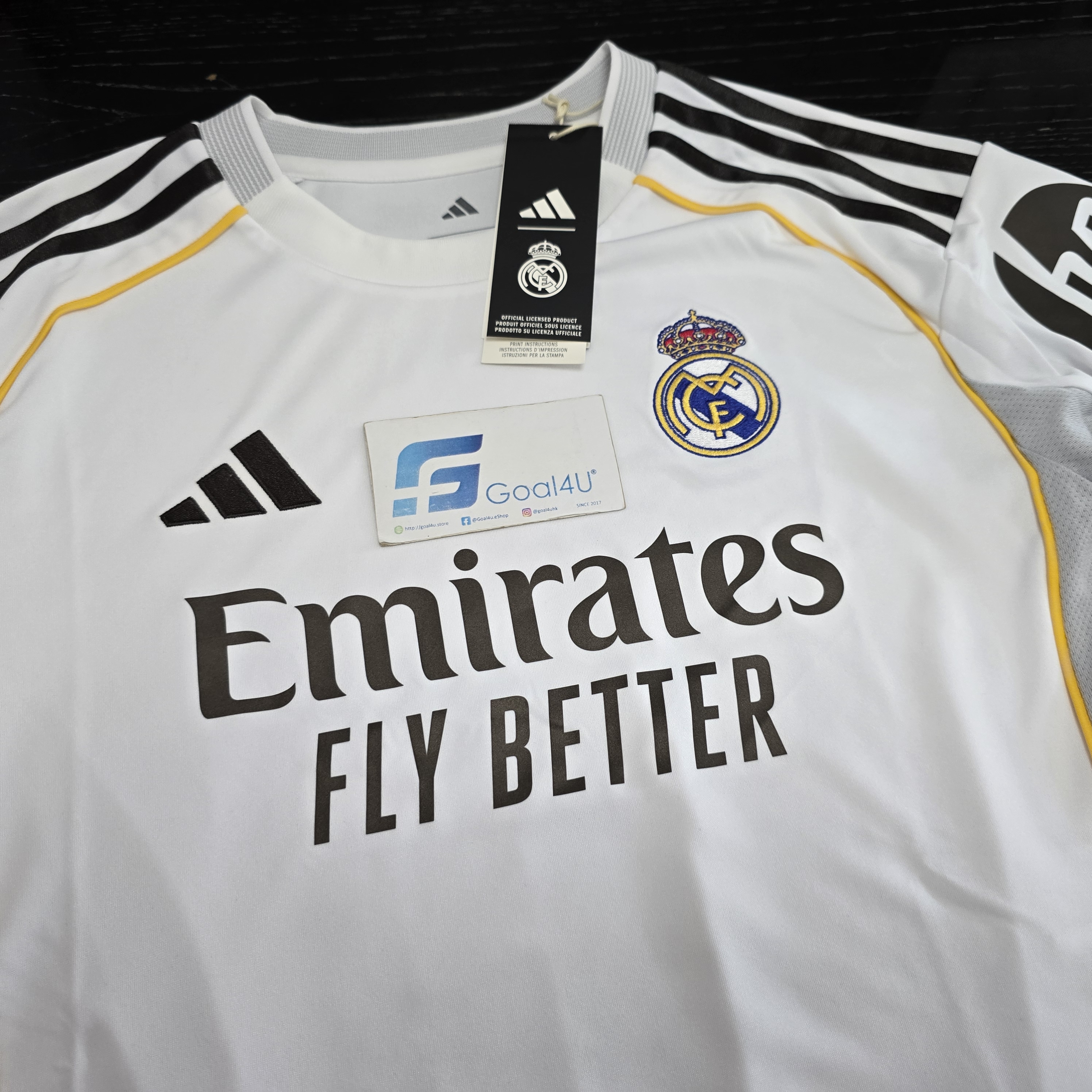 ⚪👑 Adidas Real Madrid 皇家馬德里 2025-26 主場女裝球迷版球衣 (可加印字章) JN8869