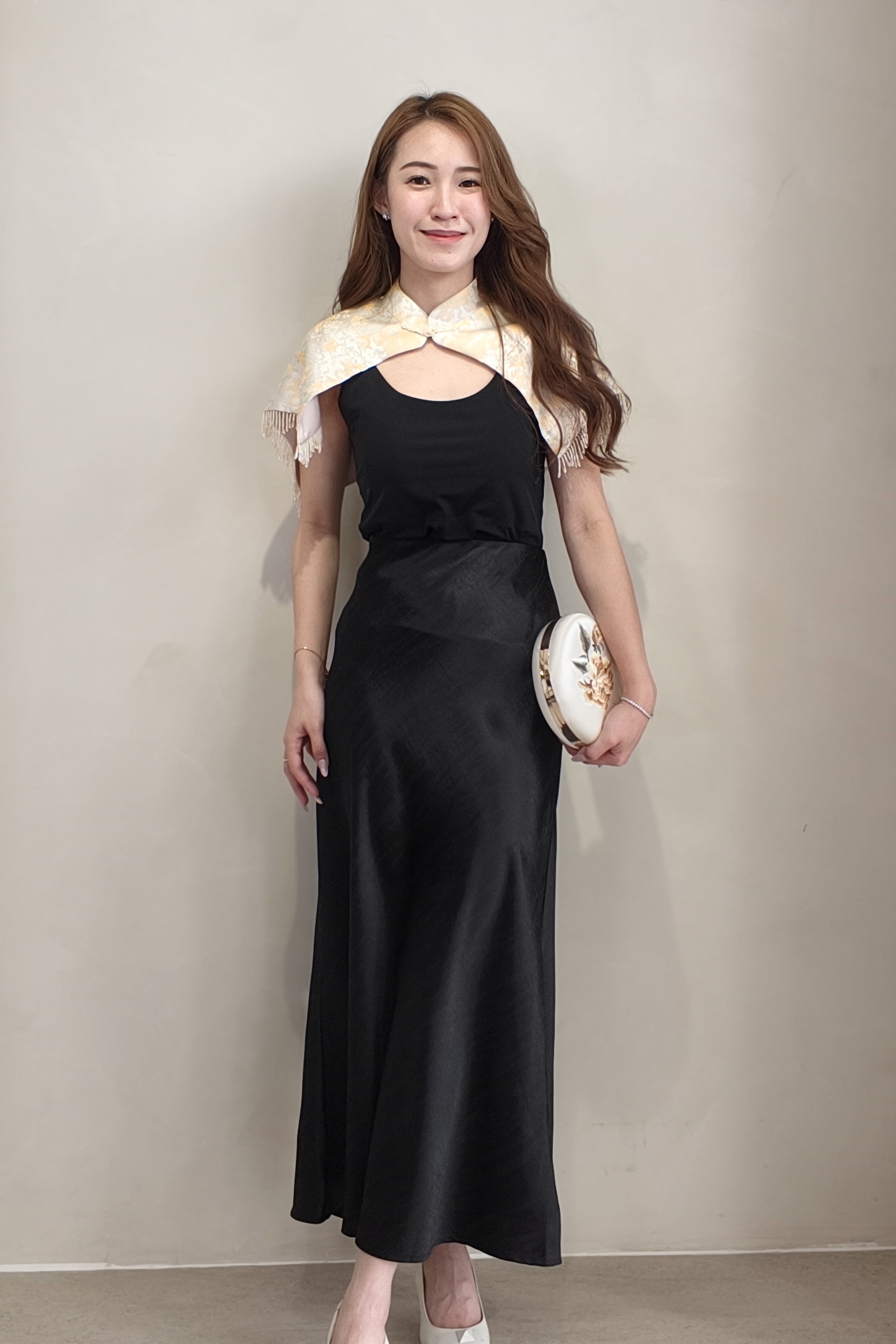 984 Satin Flow Maxi Skirt