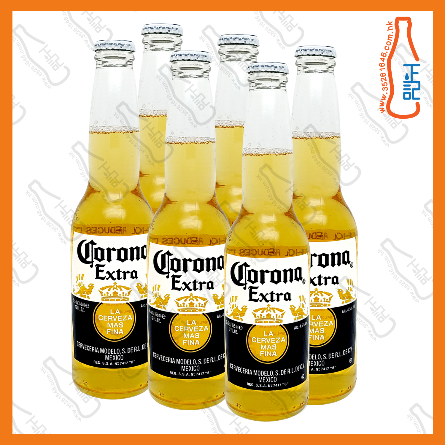 ==Corona 可樂娜墨西哥啤酒(樽裝) 355ml x 6支 /份