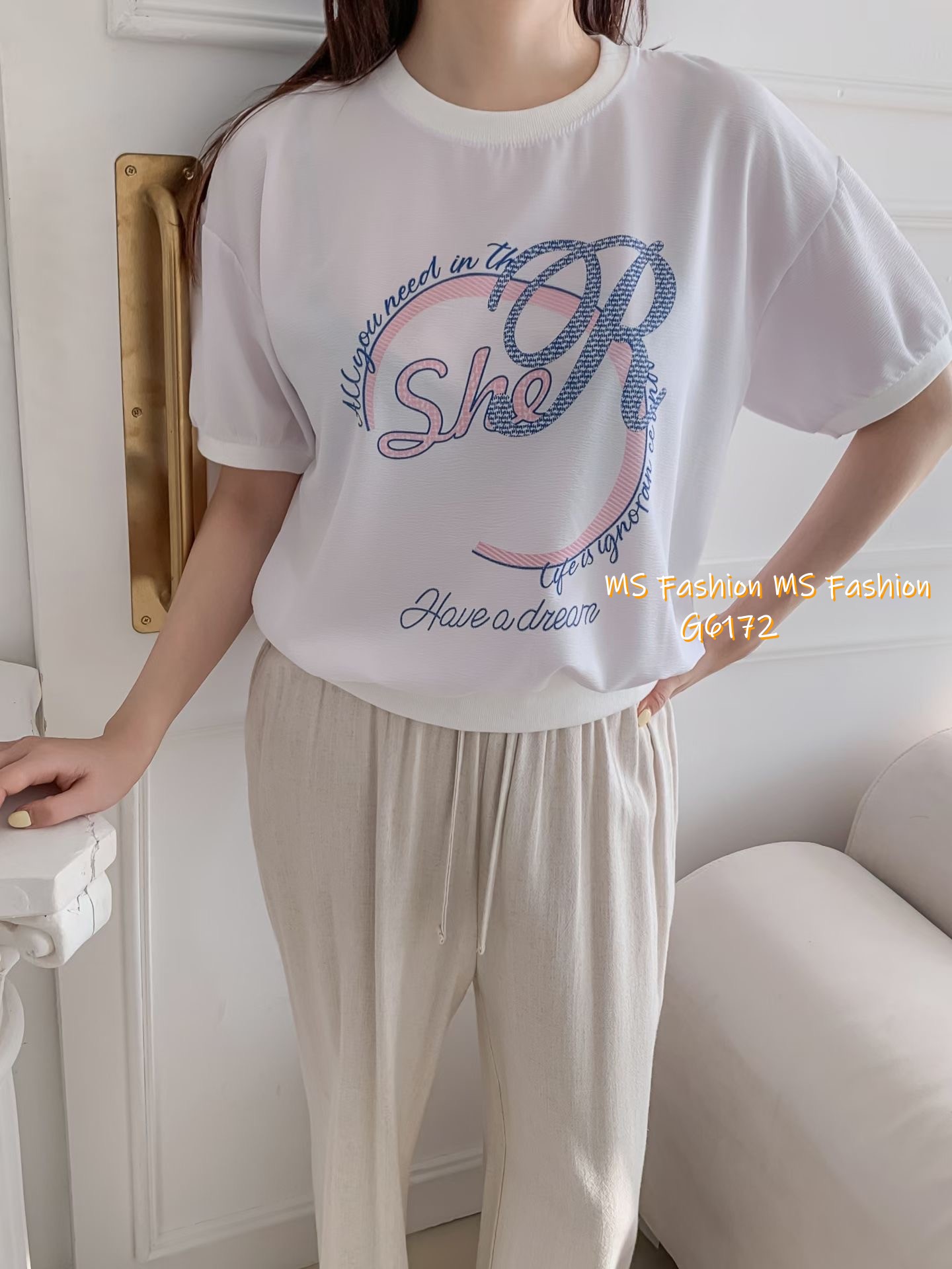 G6172 韓國🇰🇷靚print top